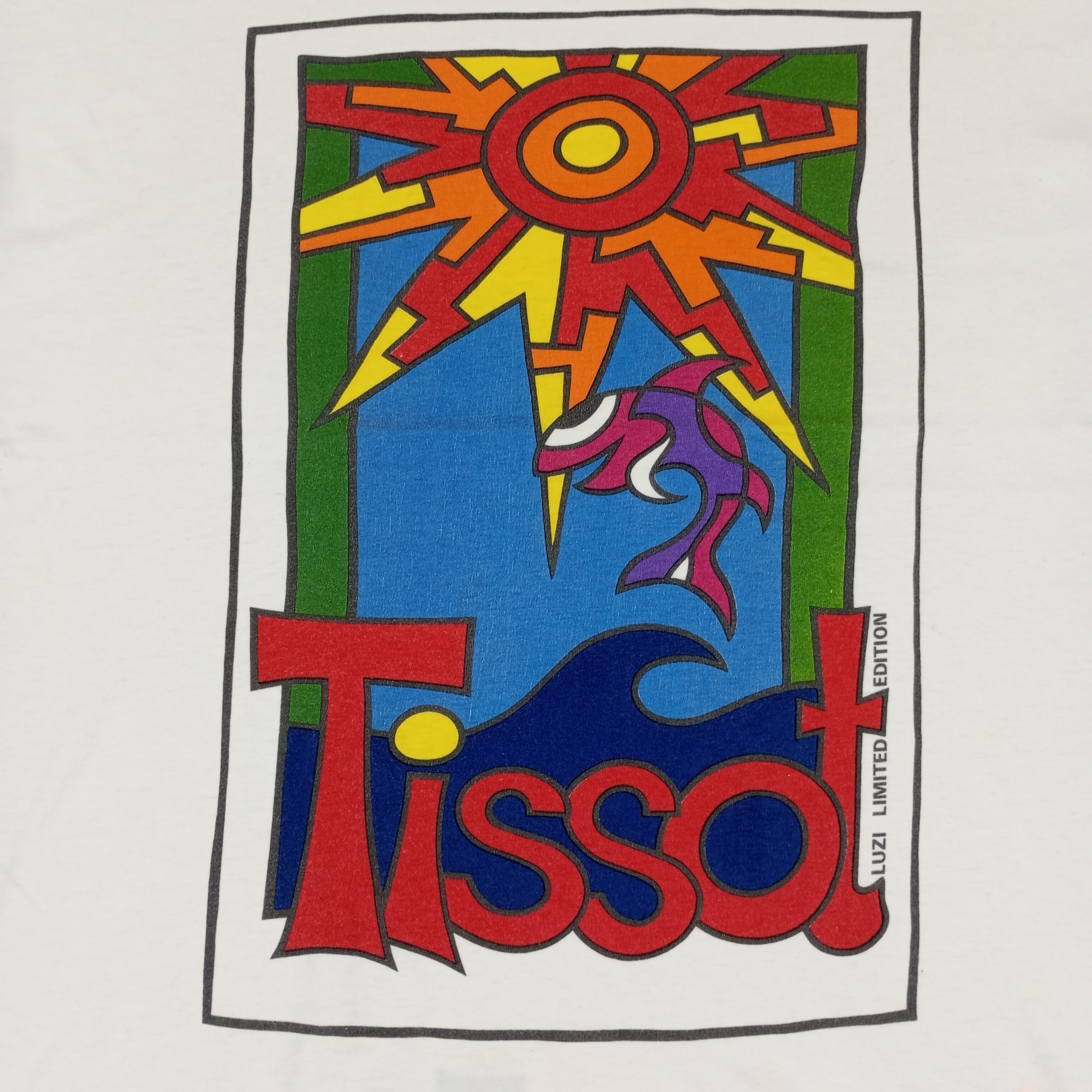 Tissot × Vintage Tissot Watch Brand Backprint Art Style Tshirt Size US L / EU 52-54 / 3 - 2 Thumbnail