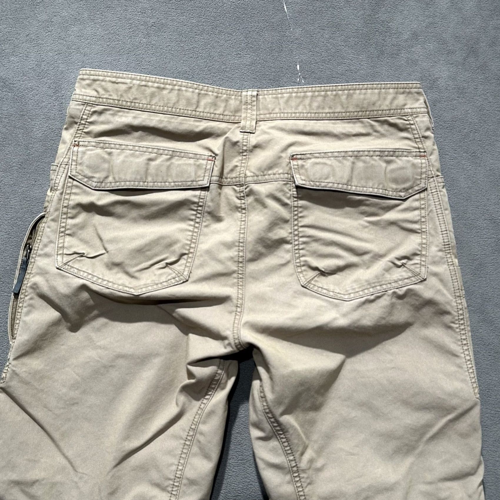 Vintage LL Bean Pants Mens 35x29 (35x27) Beige Riverton Canvas Workwear Utility Outdoor Size US 35 - 4 Thumbnail