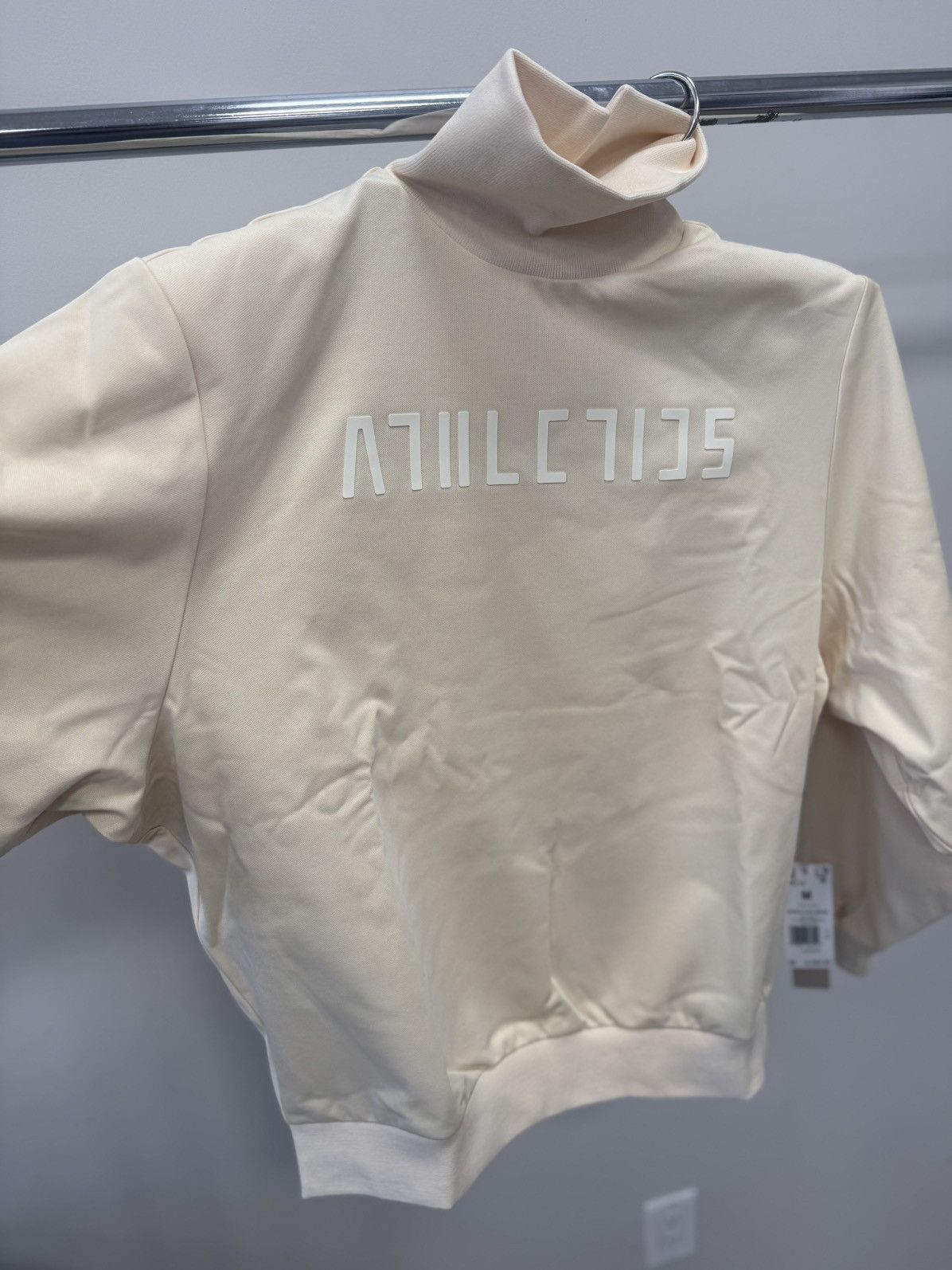 Fear of God Fear of God Adidas Athletics Mock Pale Yellow Sweatshirt Size M / US 6-8 / IT 42-44 - 1 Thumbnail