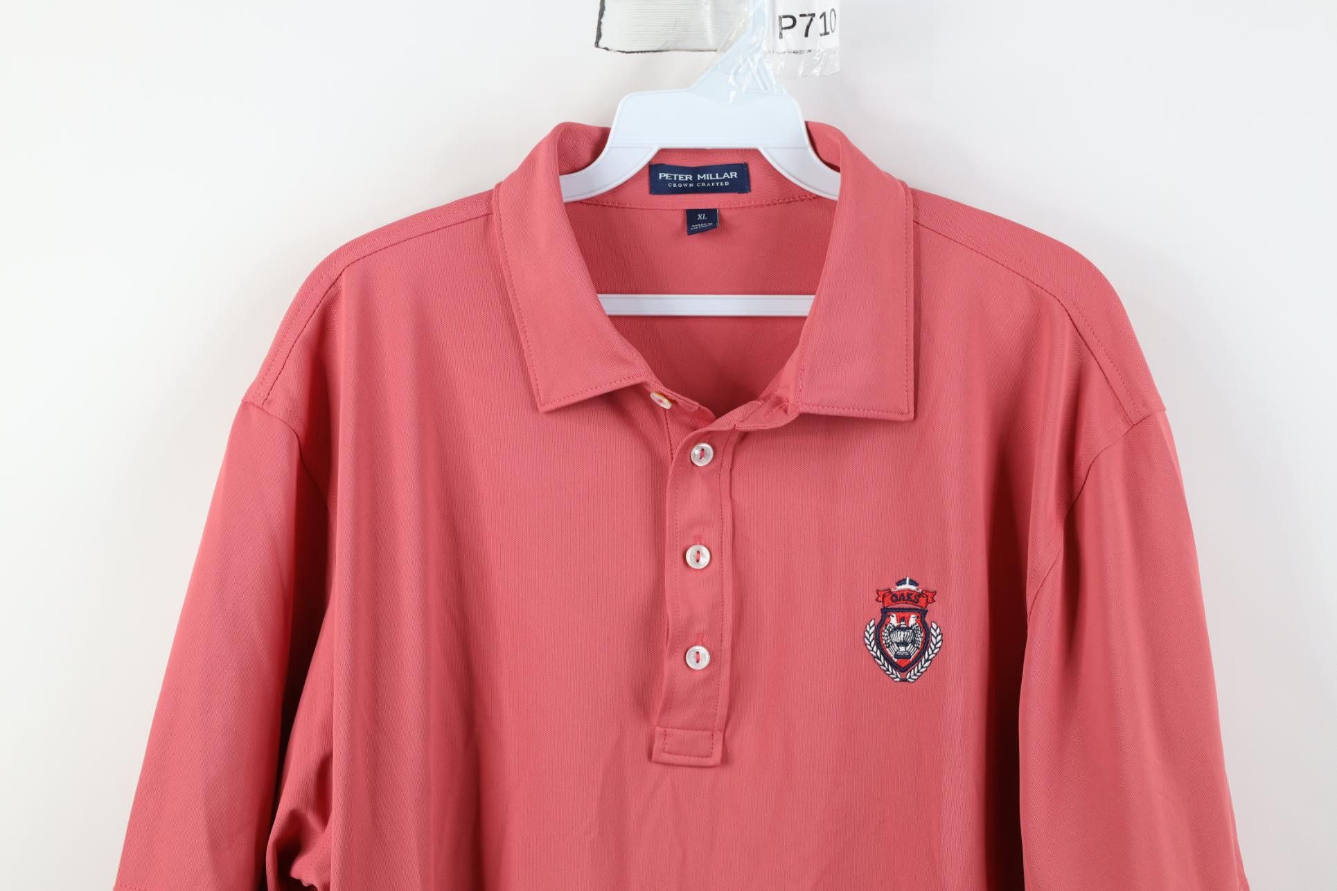 Peter Millar Peter Millar Crown Crafted Club Florida Golf Polo Shirt Pink Size US XL / EU 56 / 4 - 2 Thumbnail