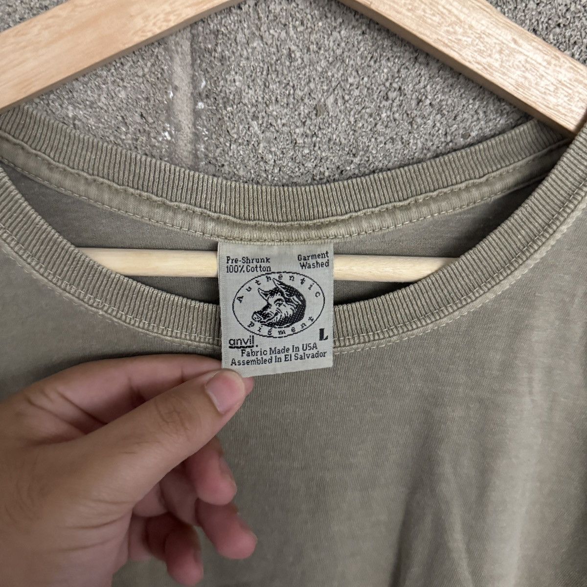 Anvil Vintage Anvil Air Kauai Hawaii Brown Tee Mens Large Size US L / EU 52-54 / 3 - 5 Thumbnail