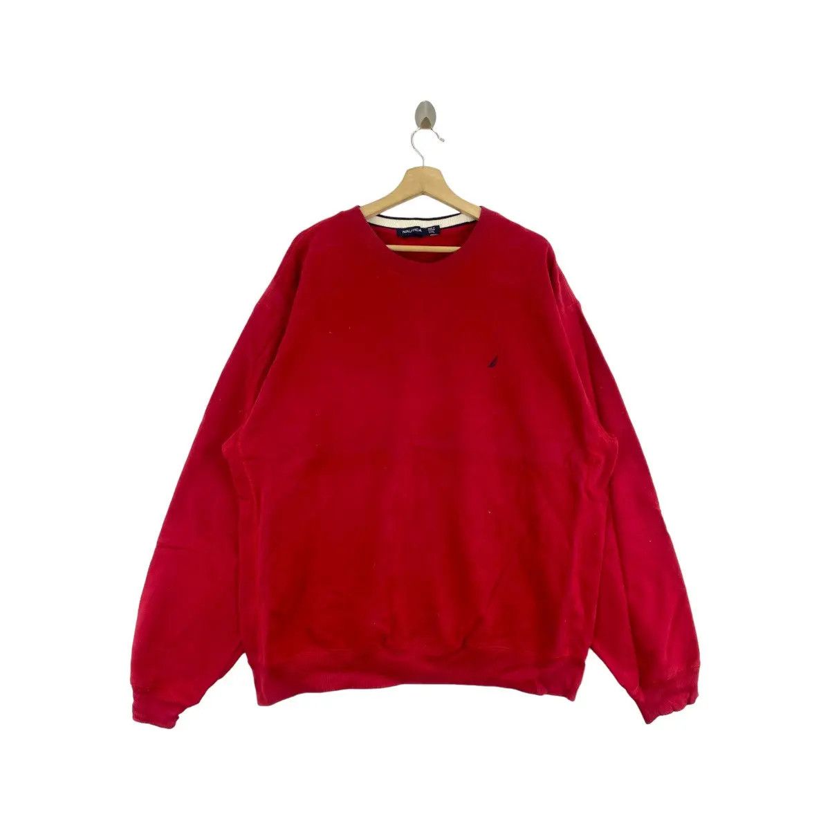 Nautica Vintage 90’ NAUTICA Sailing Gear Embroidered Sweatshirt Red Size US XXL / EU 58 / 5 - 1 Thumbnail