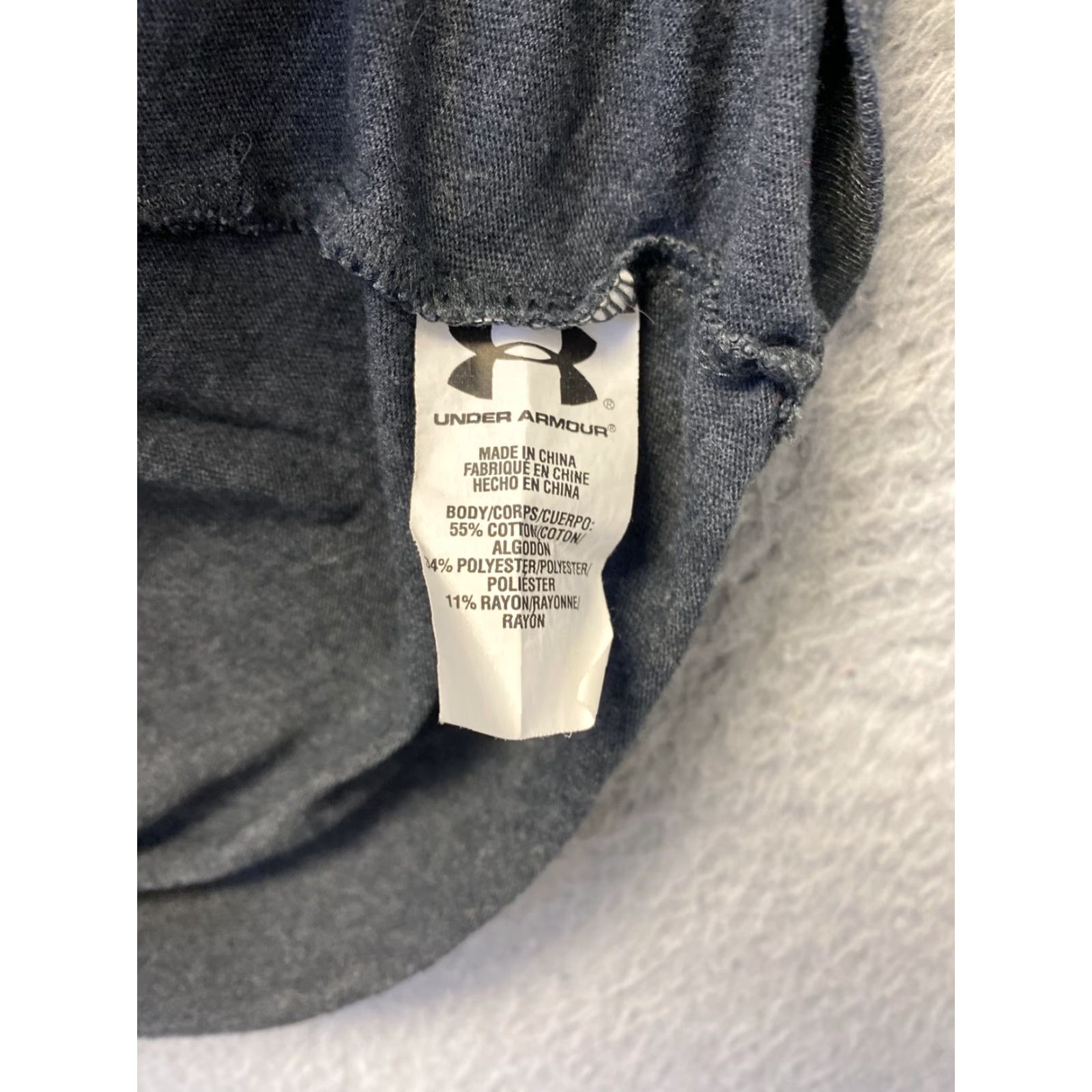 Under Armour Under Armour Threadborne Shirt Women Gray V-Neck Short Sleeve Small Regular Athletic CrossFit Gym Running Size S / US 4 / IT 40 - 6 Thumbnail