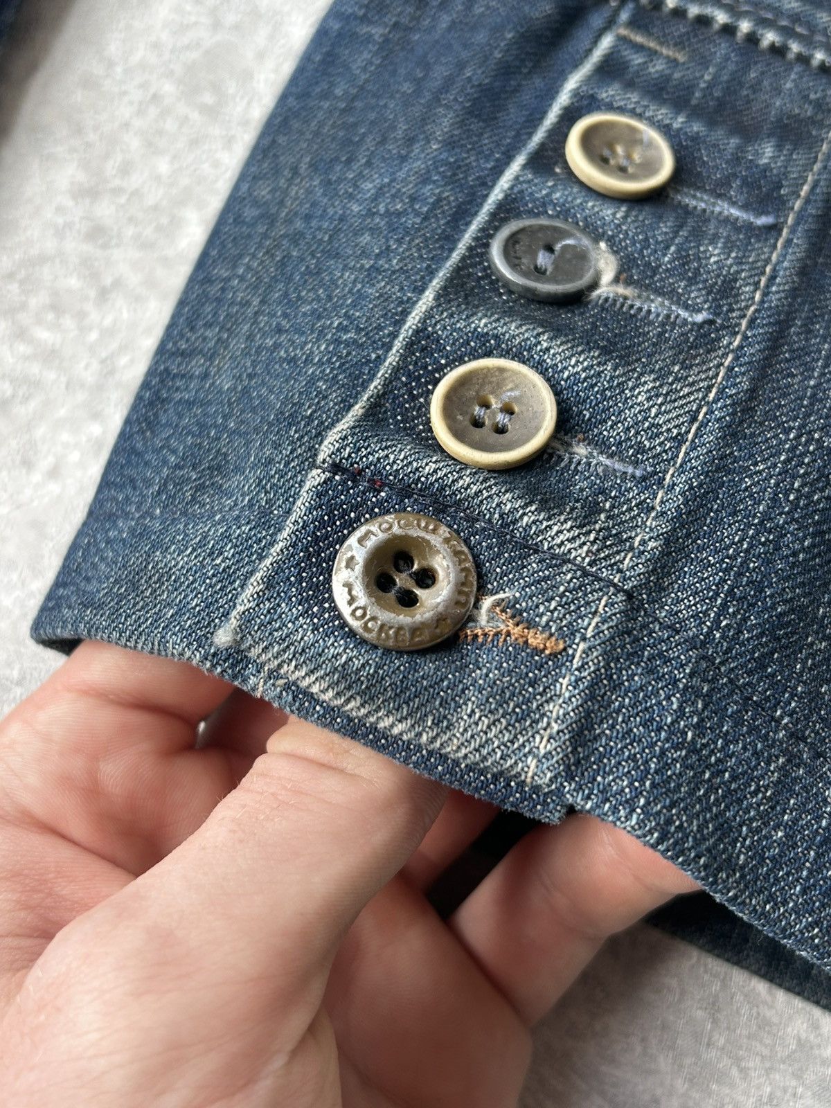 Marithe + Francois Girbaud Vintage Marithe Francois Girbaud Cropped Denim Jeans Size US 32 / EU 48 - 11 Thumbnail