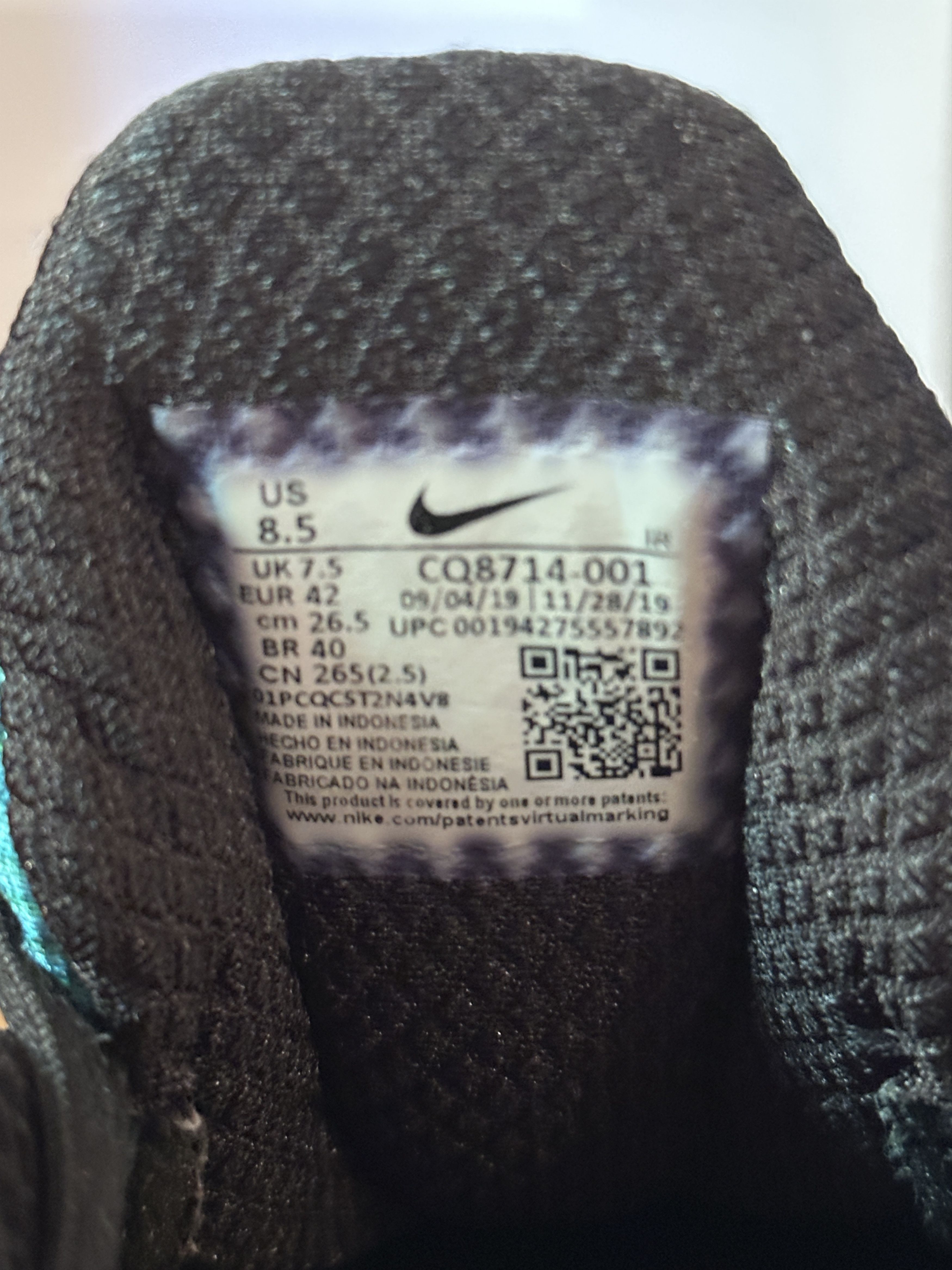 Nike × Skepta Nike Air Max Tailwind 5 Skepta Men's Size US 8.5 / EU 41-42 - 8 Thumbnail