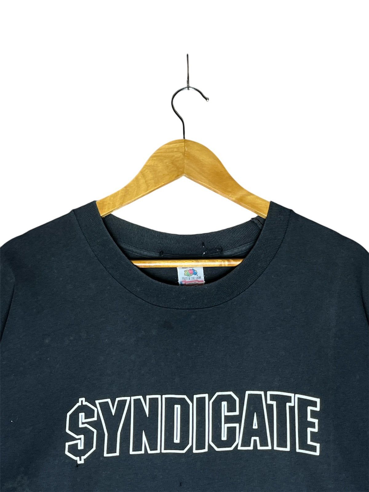 Fruit Of The Loom × Vintage Vintage $yndicate Oversized Tee Size US XL / EU 56 / 4 - 4 Thumbnail