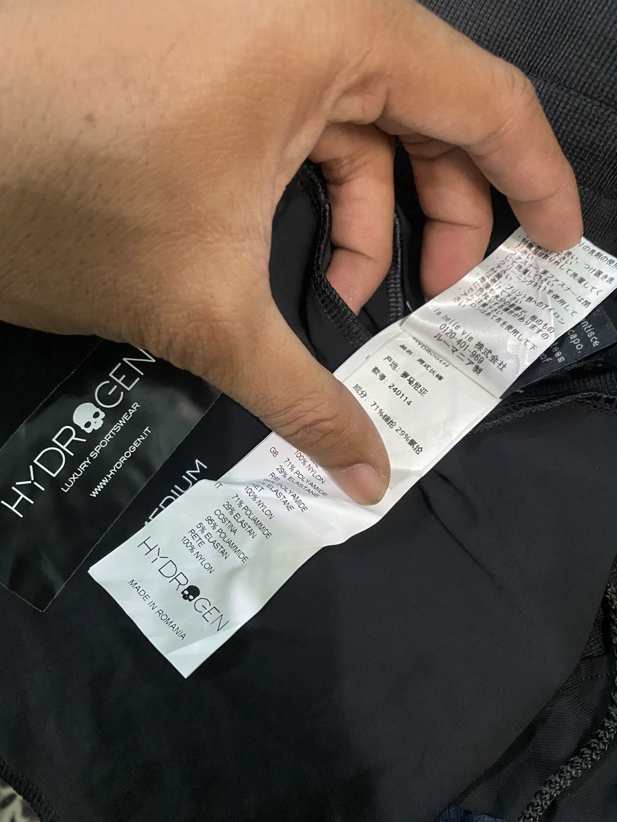 HYDROGEN 💥 VINTAGE HYDROGEN H2J 90S NYLON TRACK PANTS Y2K Size US 28 / EU 44 - 19 Thumbnail