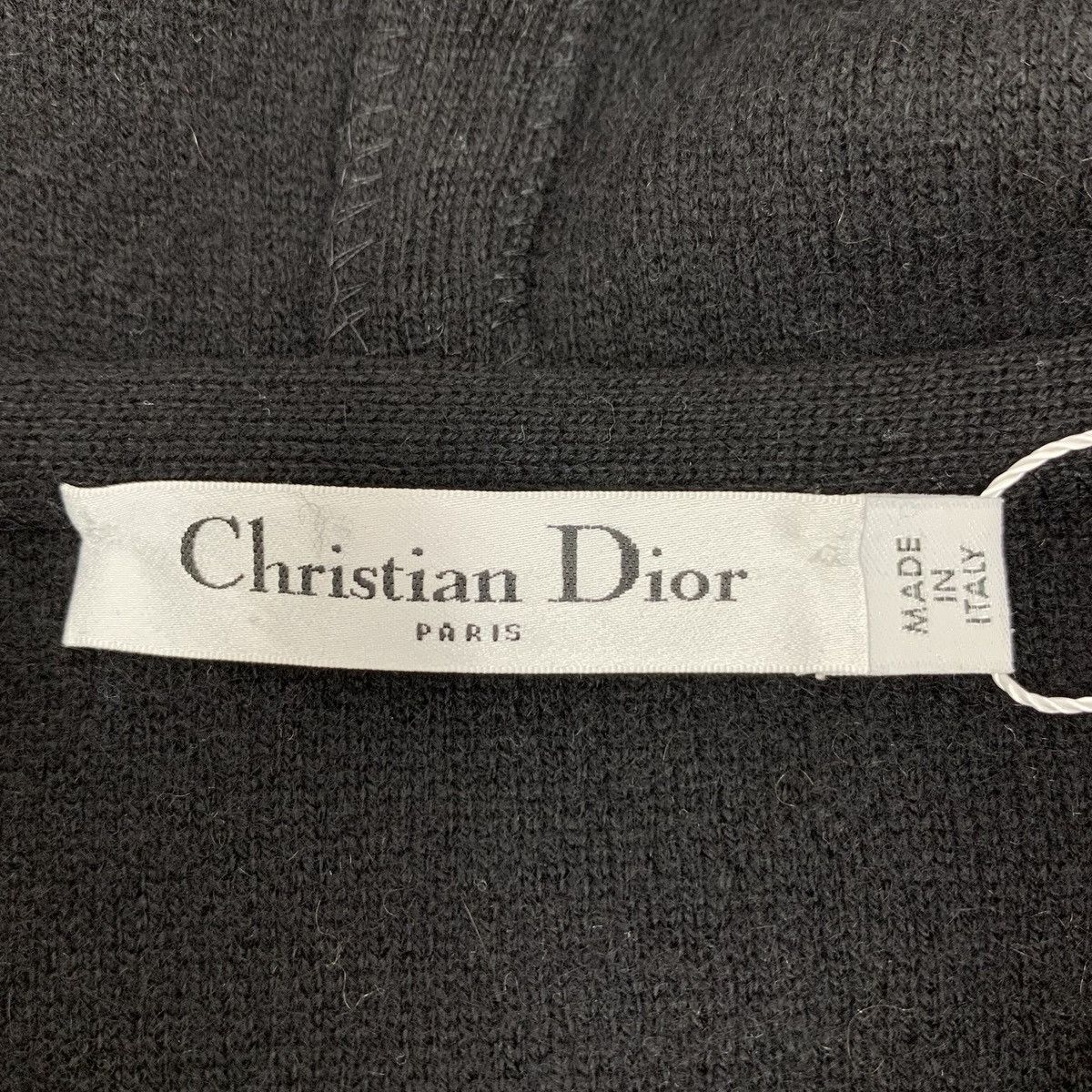 Dior Dior Logo Letter Intarsia Cashmere Hooded Sweatshirt K26WX Size US XS / EU 42 / 0 - 5 Thumbnail