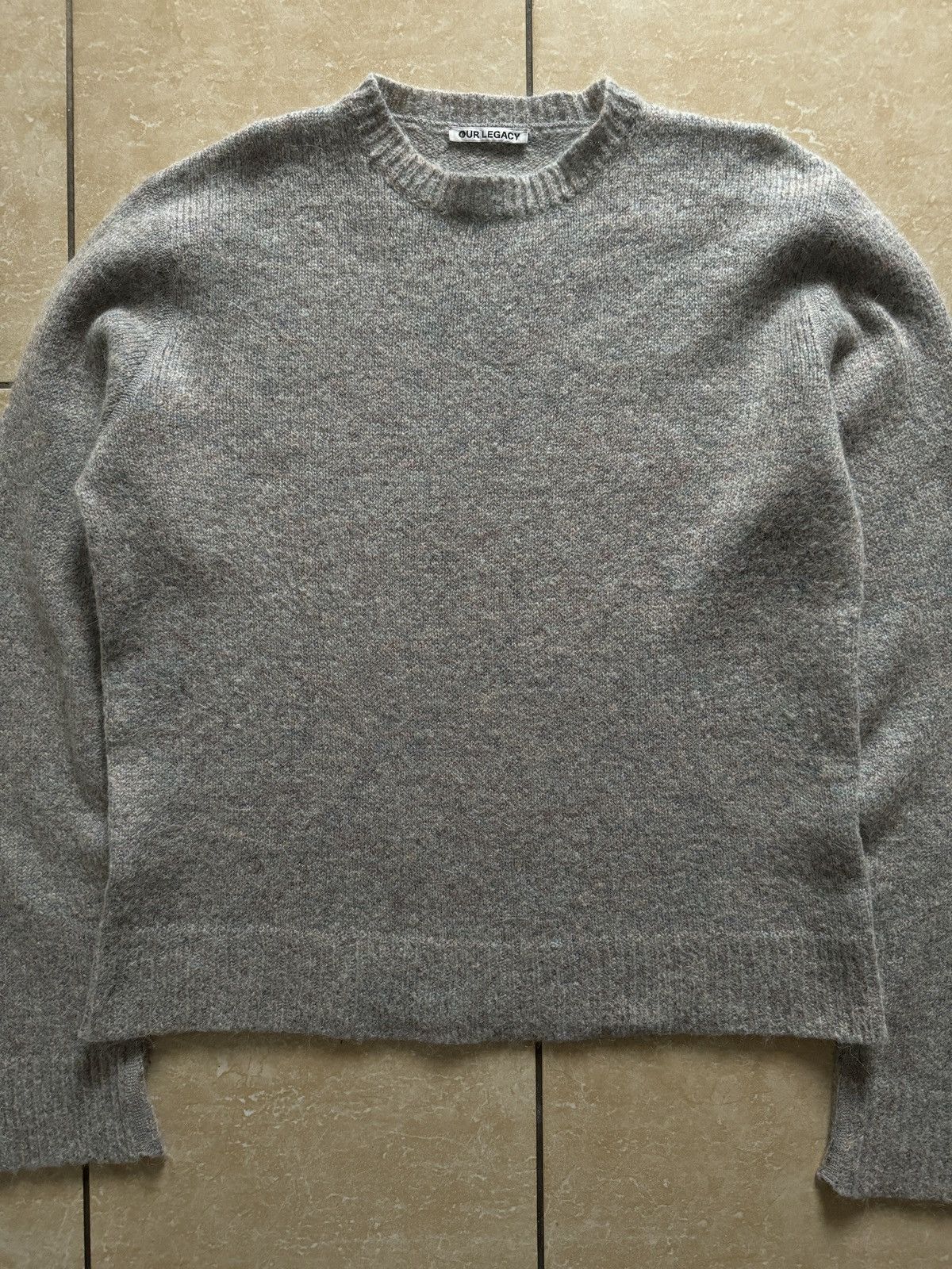 Our Legacy Our Legacy Base Roundneck Rainbow Tweed sweater Size US M / EU 48-50 / 2 - 6 Thumbnail