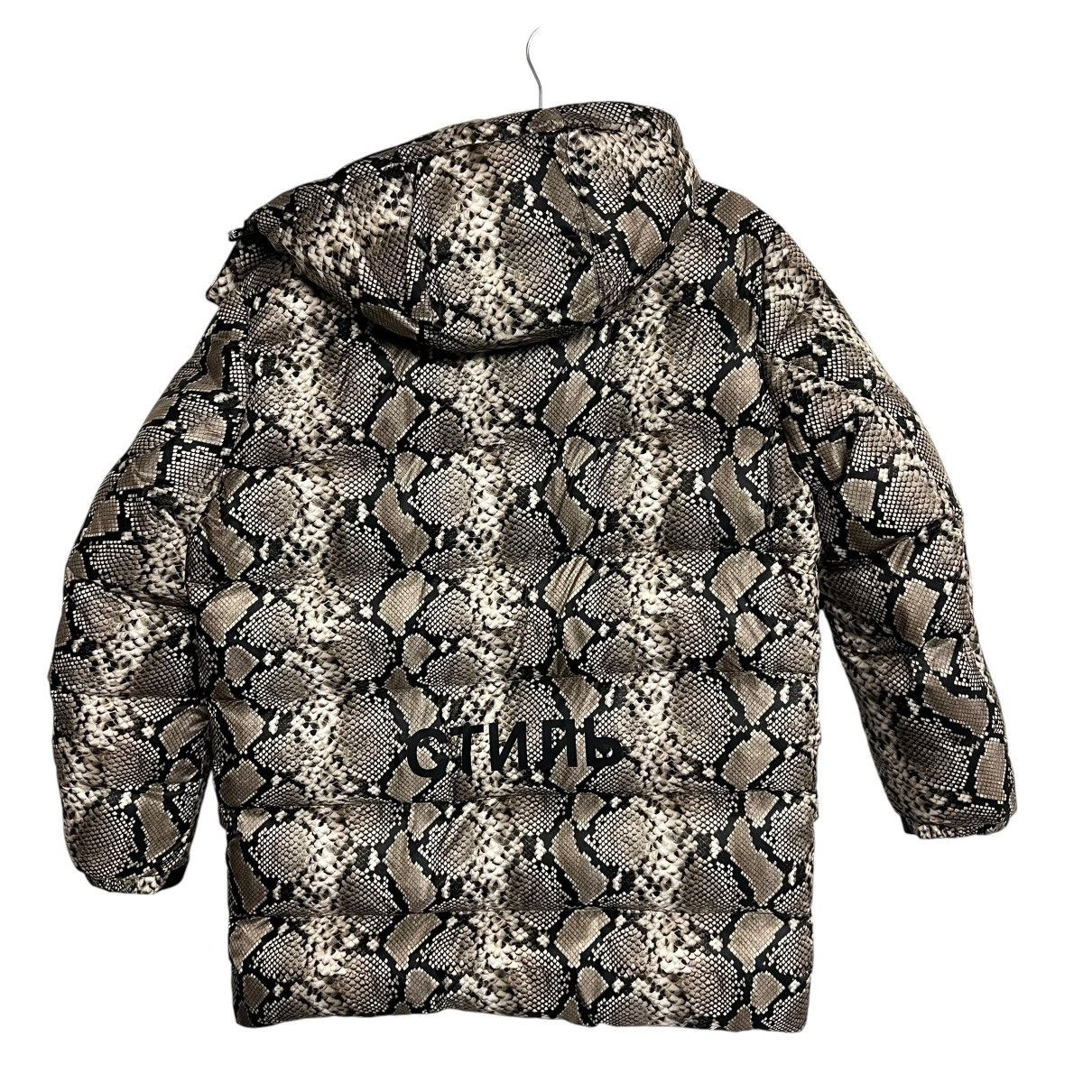 Heron Preston Heron Preston Snakeskin Python Hooded Puffer Parker Jacket Size US M / EU 48-50 / 2 - 3 Thumbnail