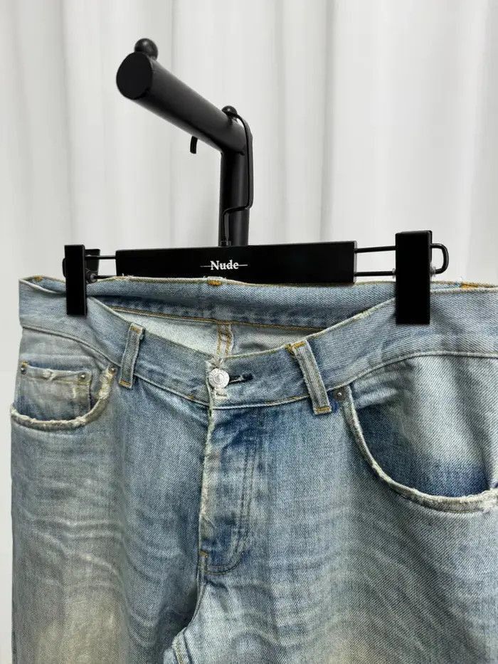 Helmut Lang Helmut Lang Distressed Classic Cut Denim-2507 Size US 30 / EU 46 - 3 Thumbnail