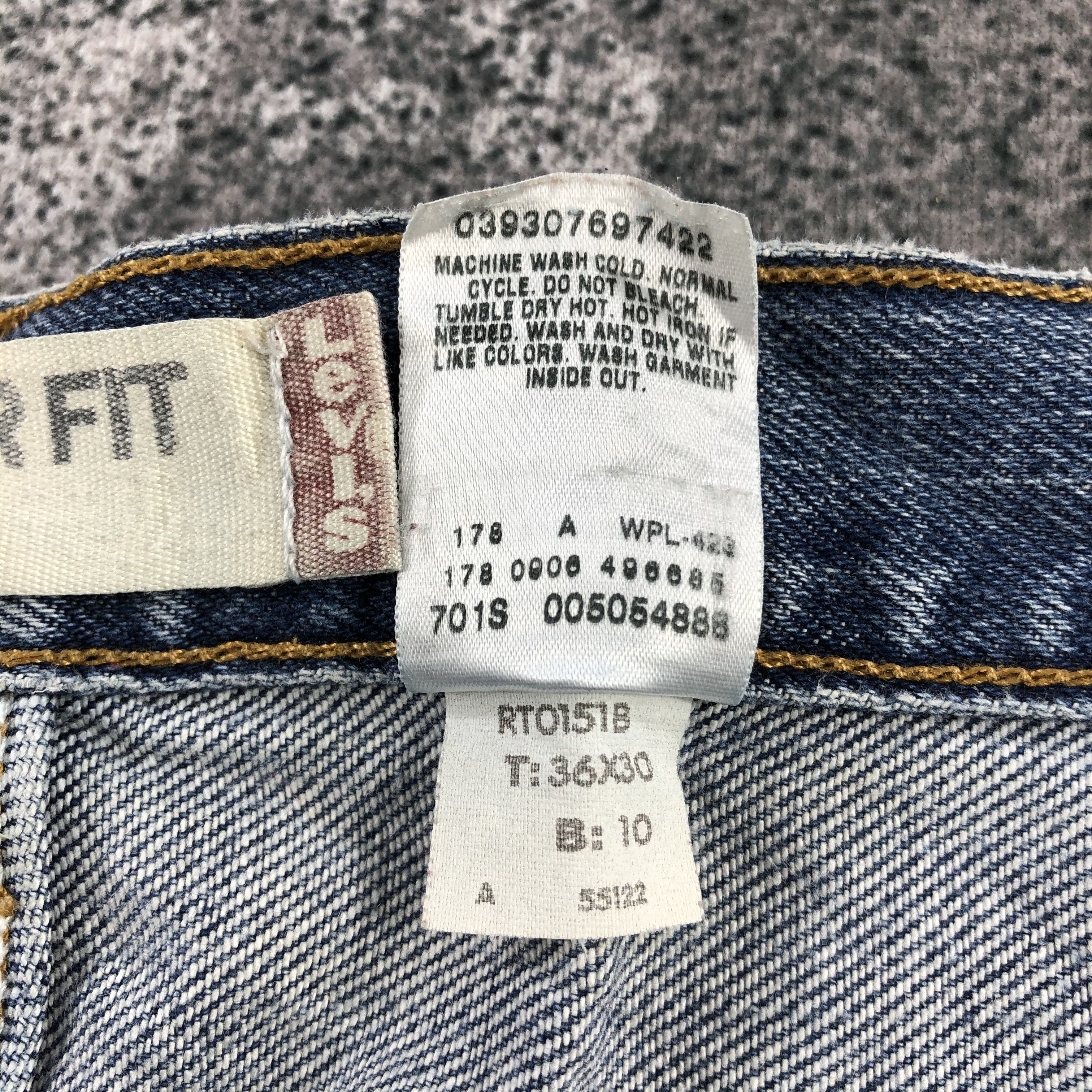 Levi's Vintage Levis 505 Jeans Dirty Wash Denim KJ1041 Size US 36 / EU 52 - 18 Thumbnail