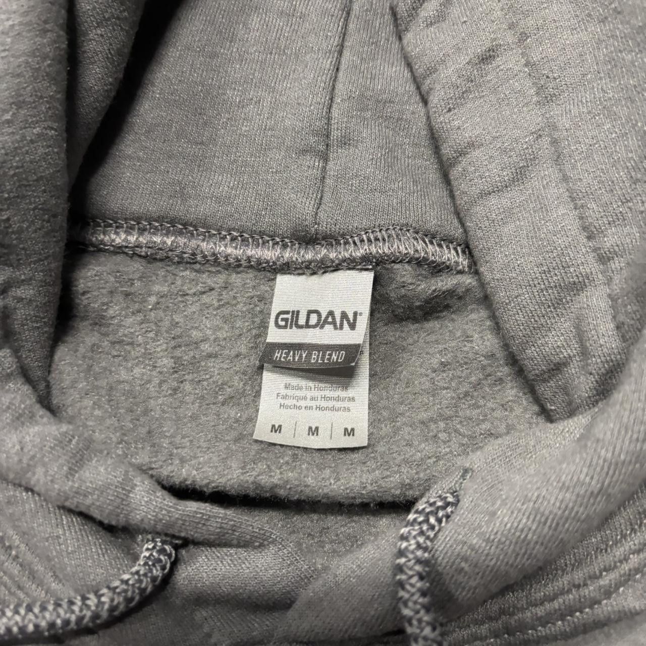 Japanese Brand × Vintage Crazy Vintage Y2K/2000s Grey Blank Russell Style Essential Hoodie! Size US M / EU 48-50 / 2 - 6 Thumbnail