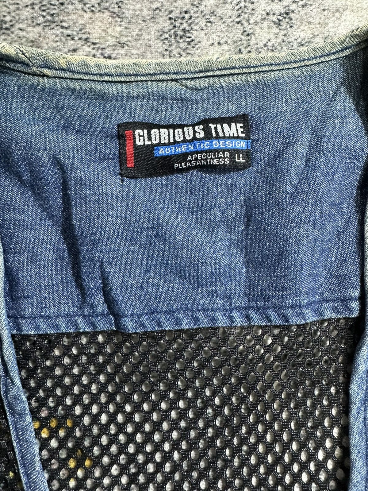 Japanese Brand CRAZY FADED FISHNET VEST TACTICAL GLORIOUS I6W9 LGB STYLE Size US XL / EU 56 / 4 - 7 Thumbnail