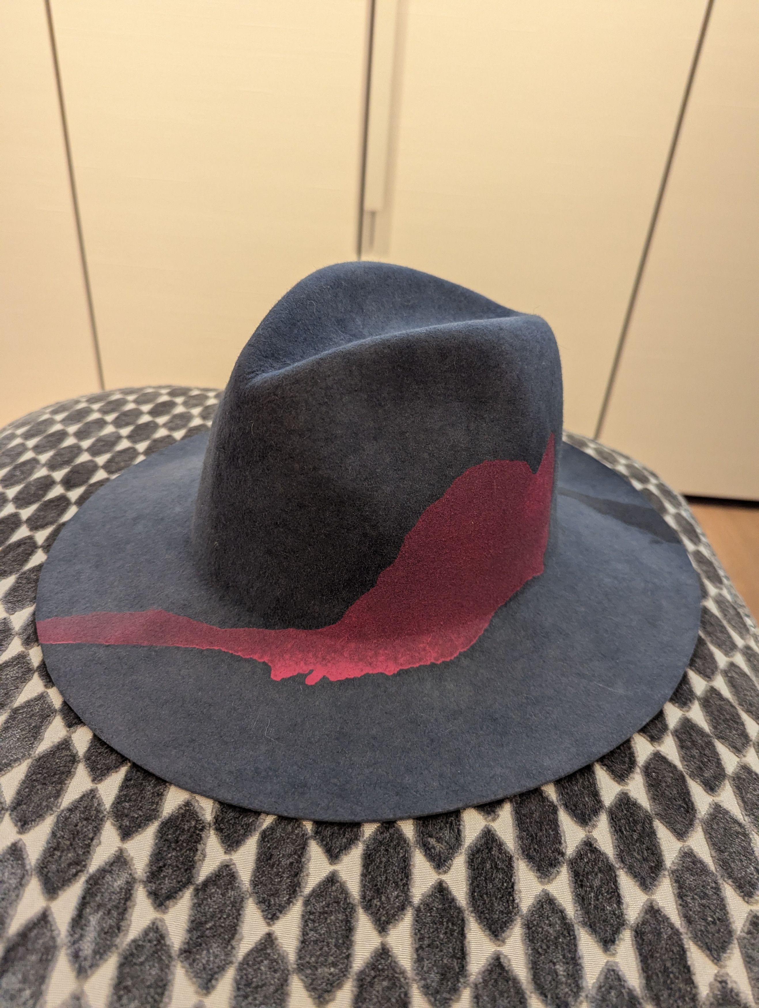 Reinhard Plank Hand-painted Felt Hat Size ONE SIZE - 2 Thumbnail