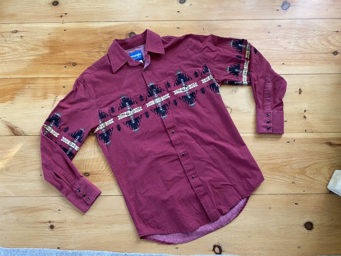 Wrangler Vintage wrangler button up Med Size US M / EU 48-50 / 2 - 1 Thumbnail