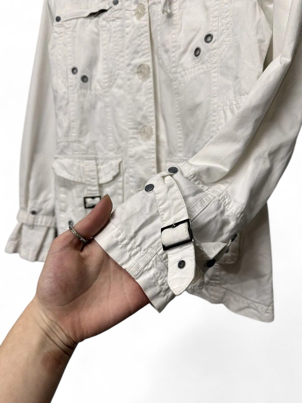 If Six Was Nine Garcia white jacket minimal classic spring casual style Size US XS / EU 42 / 0 - 5 Thumbnail