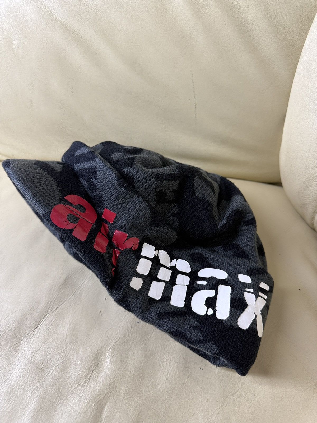 Nike Vintage nike airmax beanie Hat Size ONE SIZE - 1 Thumbnail