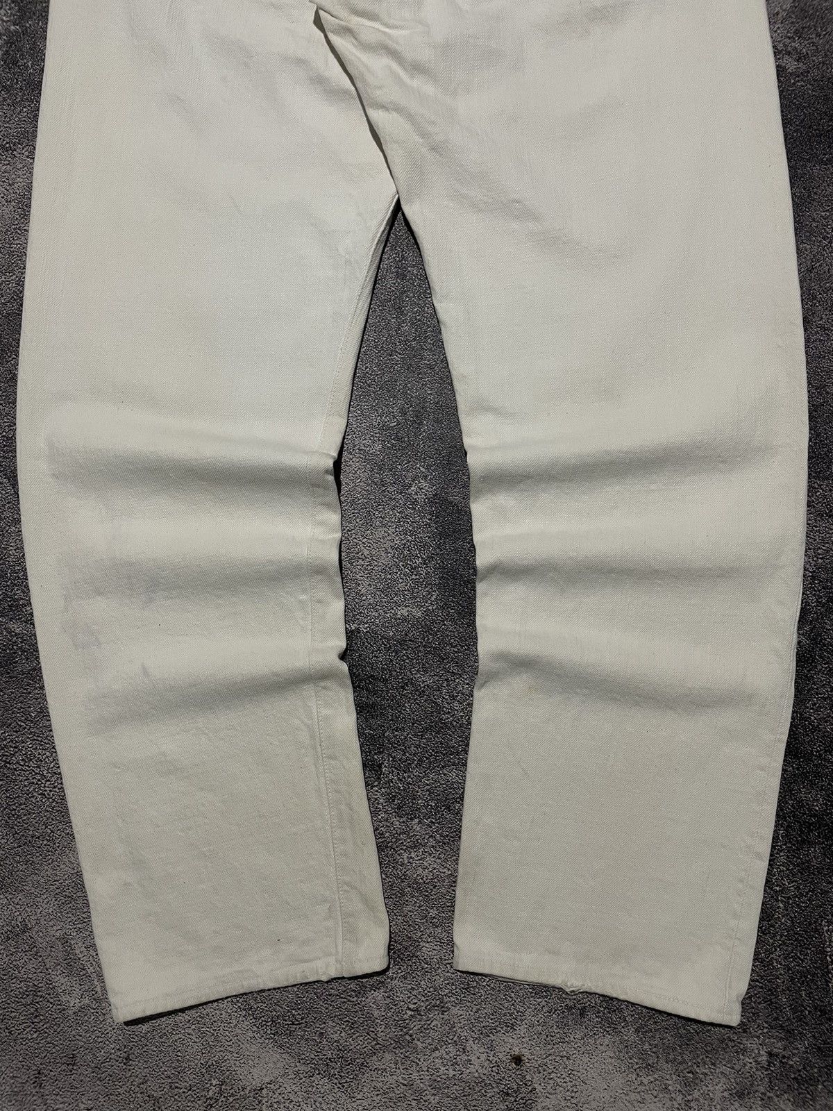 Evisu Evisu Yamane Denim White Selvedge Distresed Size US 34 / EU 50 - 5 Thumbnail