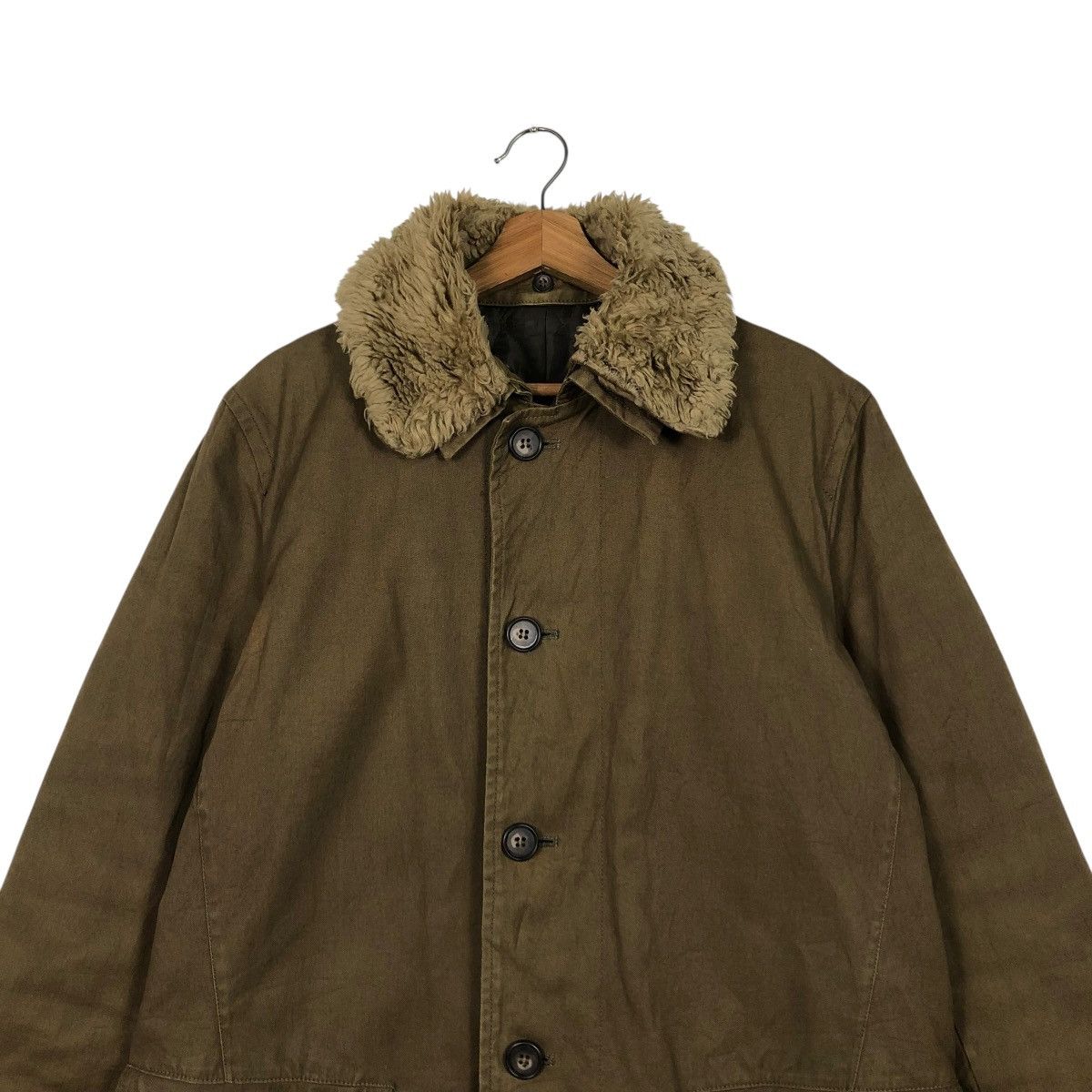 Issey Miyake 🔥VINTAGE CHORE WORK JACKET DUCK CANVAS SHIPS JAPAN Size US L / EU 52-54 / 3 - 5 Thumbnail