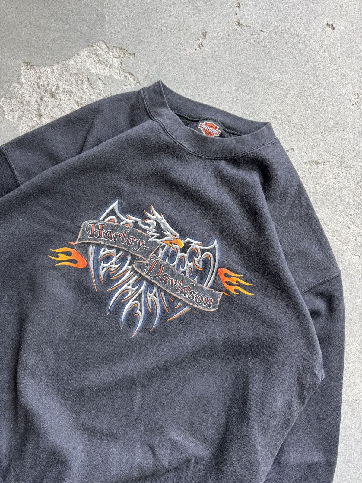 Vintage Harley Davidson Eagle Sweater Size US XXL / EU 58 / 5 - 3 Thumbnail