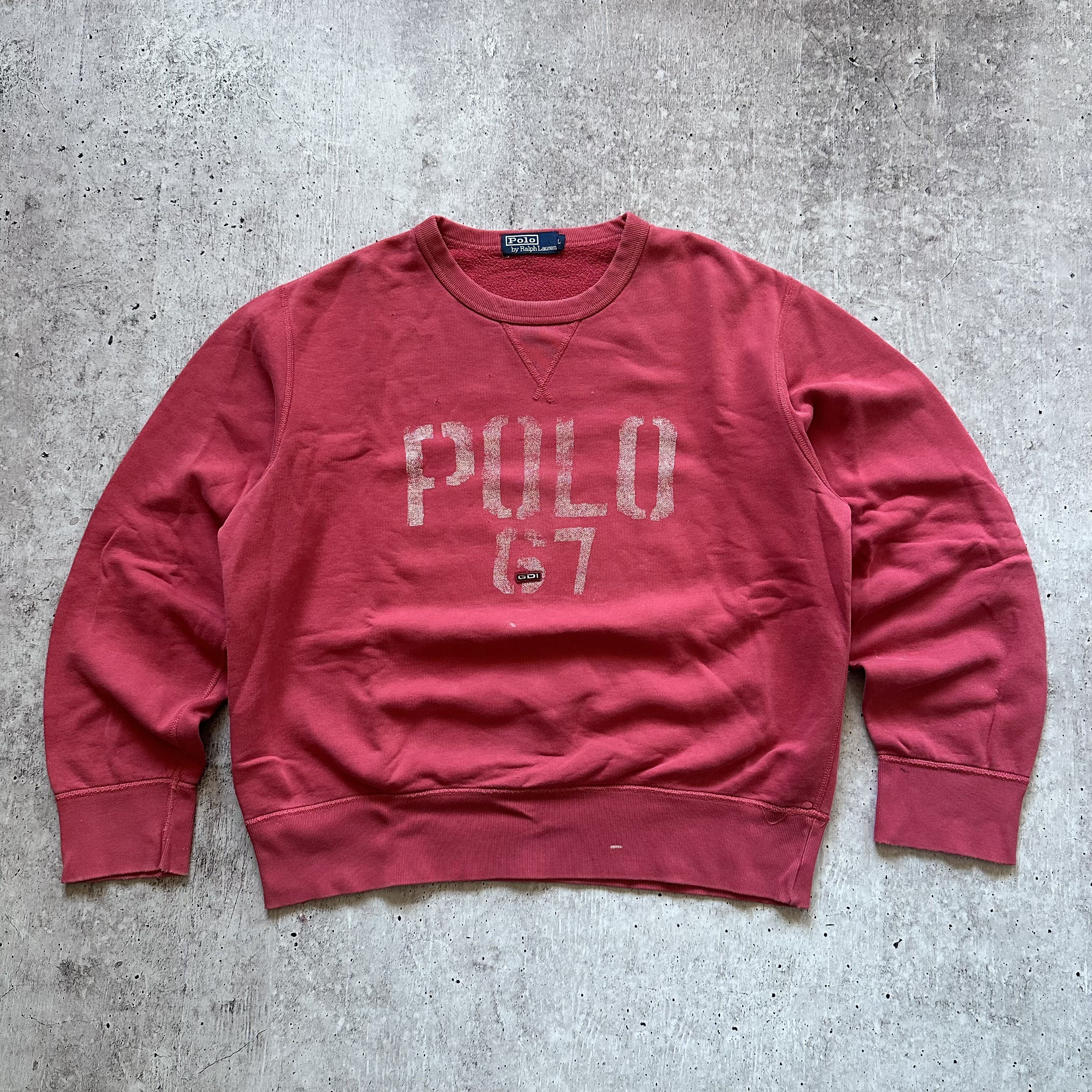Polo Ralph Lauren Ralph Lauren 67 Big Center Logo Vintage Baggy Sweatshirt Size US M / EU 48-50 / 2 - 2 Thumbnail