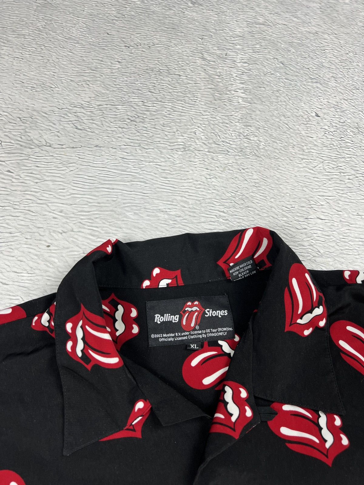 Band Tees Vintage 2003 Licensed The Rolling Stones Monogram Shirt XL Size US XL / EU 56 / 4 - 4 Thumbnail