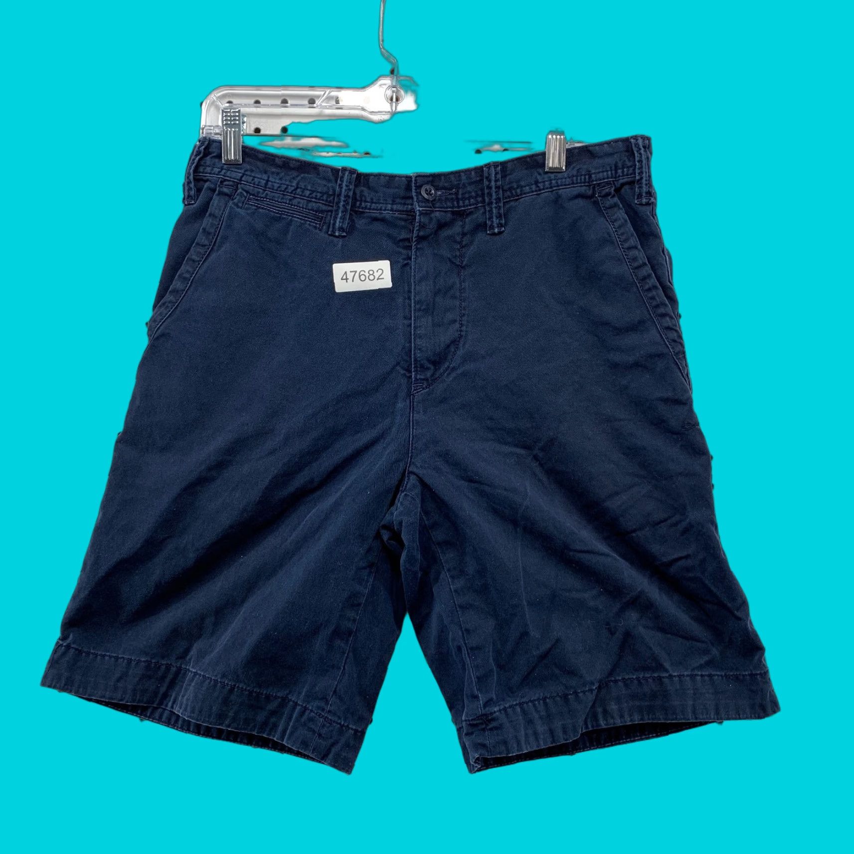 Polo Ralph Lauren Polo Ralph Lauren Chino Shorts Mens 32 Navy Blue Preppy 32x10.5 Size US XS / EU 42 / 0 - 1 Thumbnail
