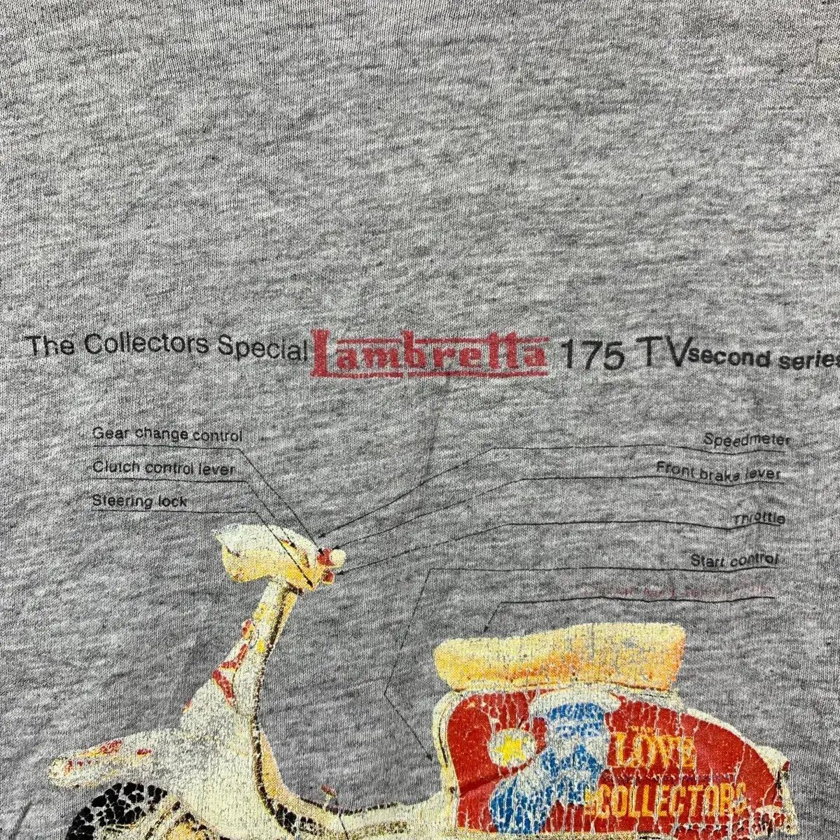 Lambretta Vintage 80’ LAMBRETTA 175 TV Second Series Vespa Tee Shirt Size US M / EU 48-50 / 2 - 5 Thumbnail