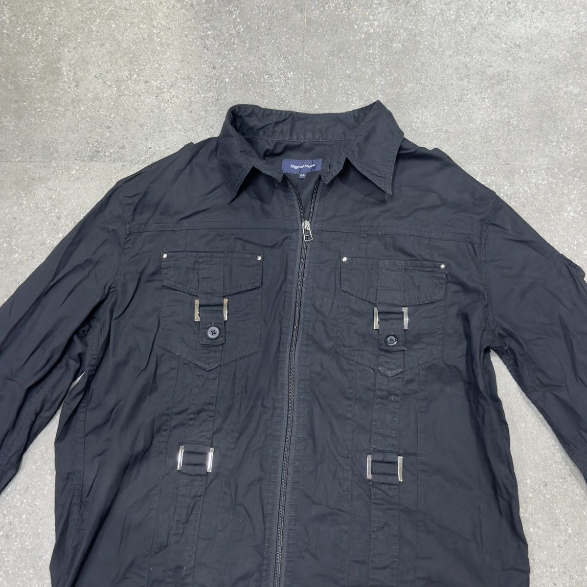 Japanese Brand Japanese Brand Signal Point Japan Bondage Long Sleeve Shirt Size US L / EU 52-54 / 3 - 13 Thumbnail