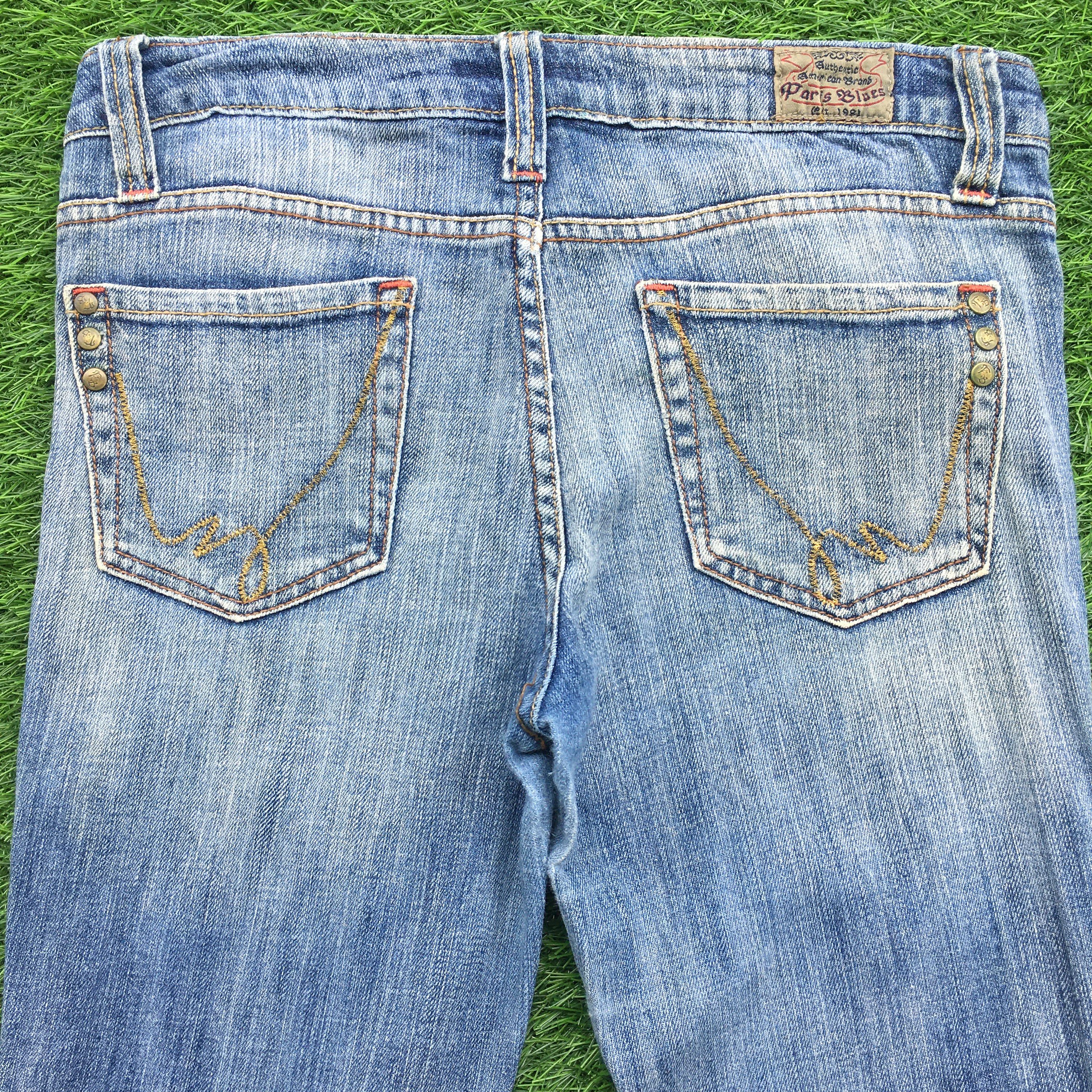 Japanese Brand Paris Blues Low Rise Bootcut Jeans D-979 Size 28" / US 6 / IT 42 - 4 Thumbnail