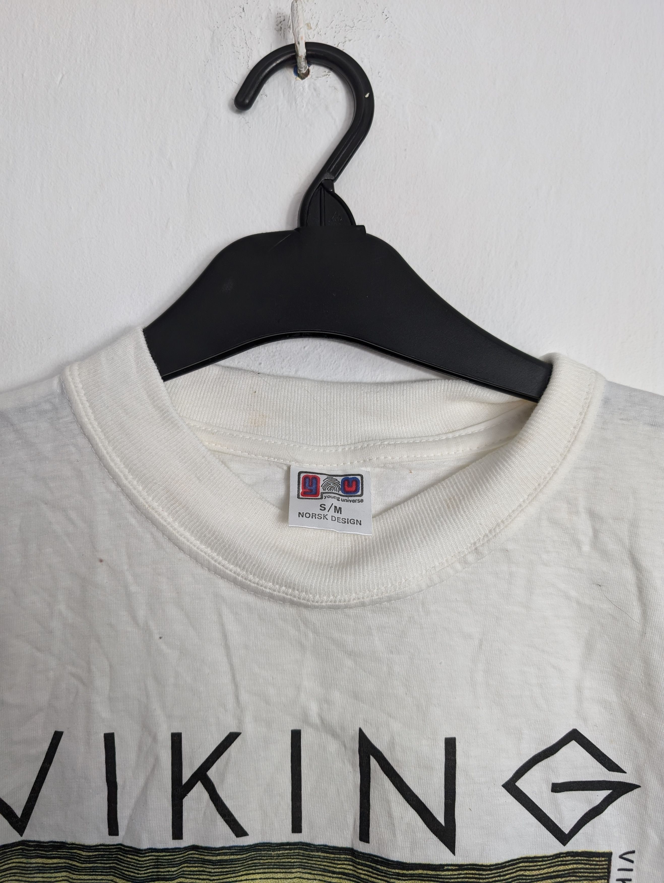 Vintage Vintage 90s Viking Norway Graphic Tee Size US M / EU 48-50 / 2 - 4 Thumbnail