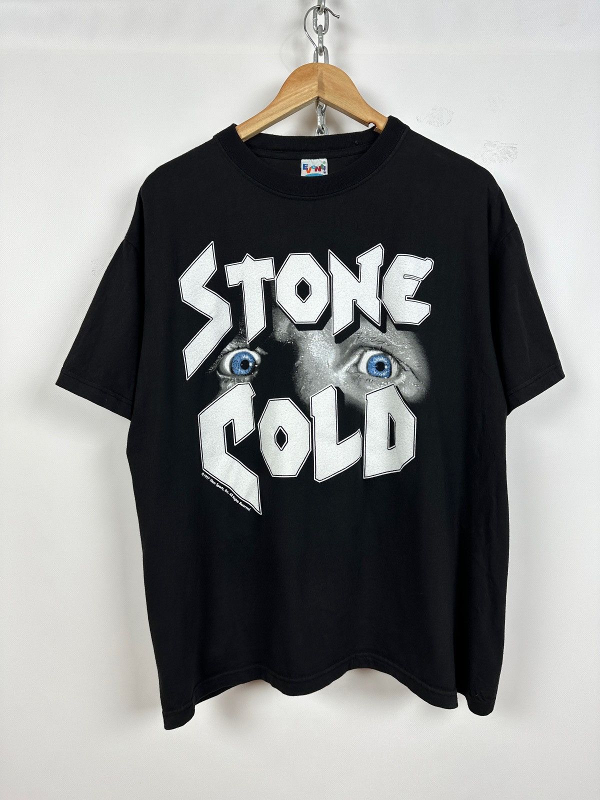 Vintage 1997 Vintage Stone Cold 100% Pure Whoop Ass WWE Rare T-Shirt Size US XL / EU 56 / 4 - 1 Thumbnail