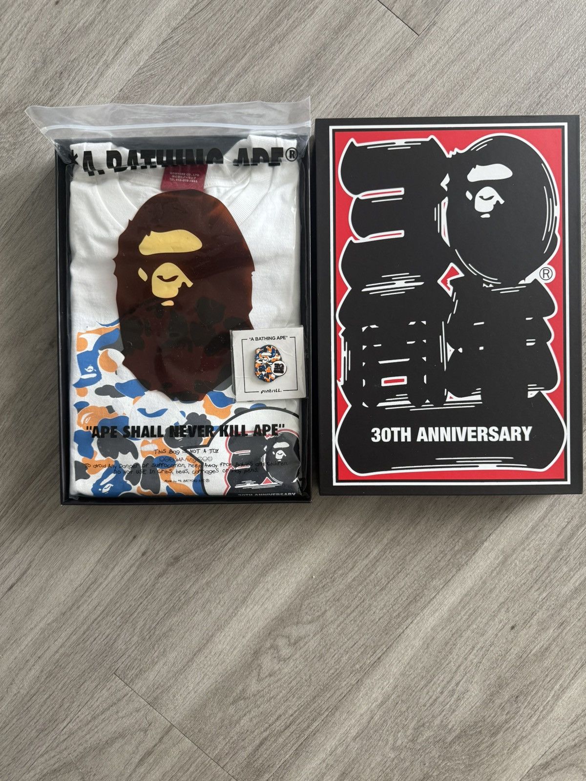 Bape Bape Maebashi 30th Anniversary Ape Head tee Size US L / EU 52-54 / 3 - 2 Thumbnail