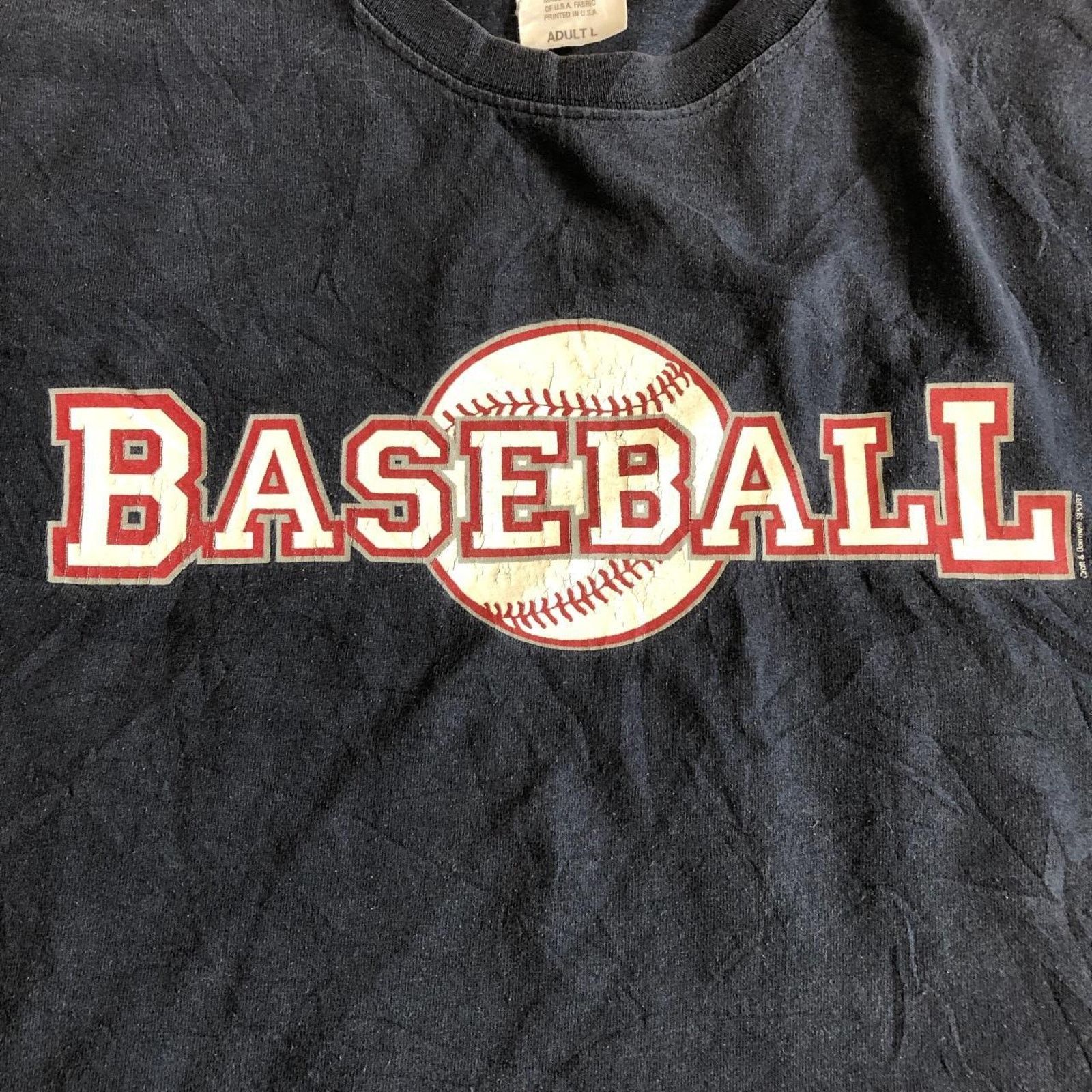 Croft & Barrow Men’s Vintage Navy ‘Baseball’ Graphic Tee Size US L / EU 52-54 / 3 - 3 Thumbnail