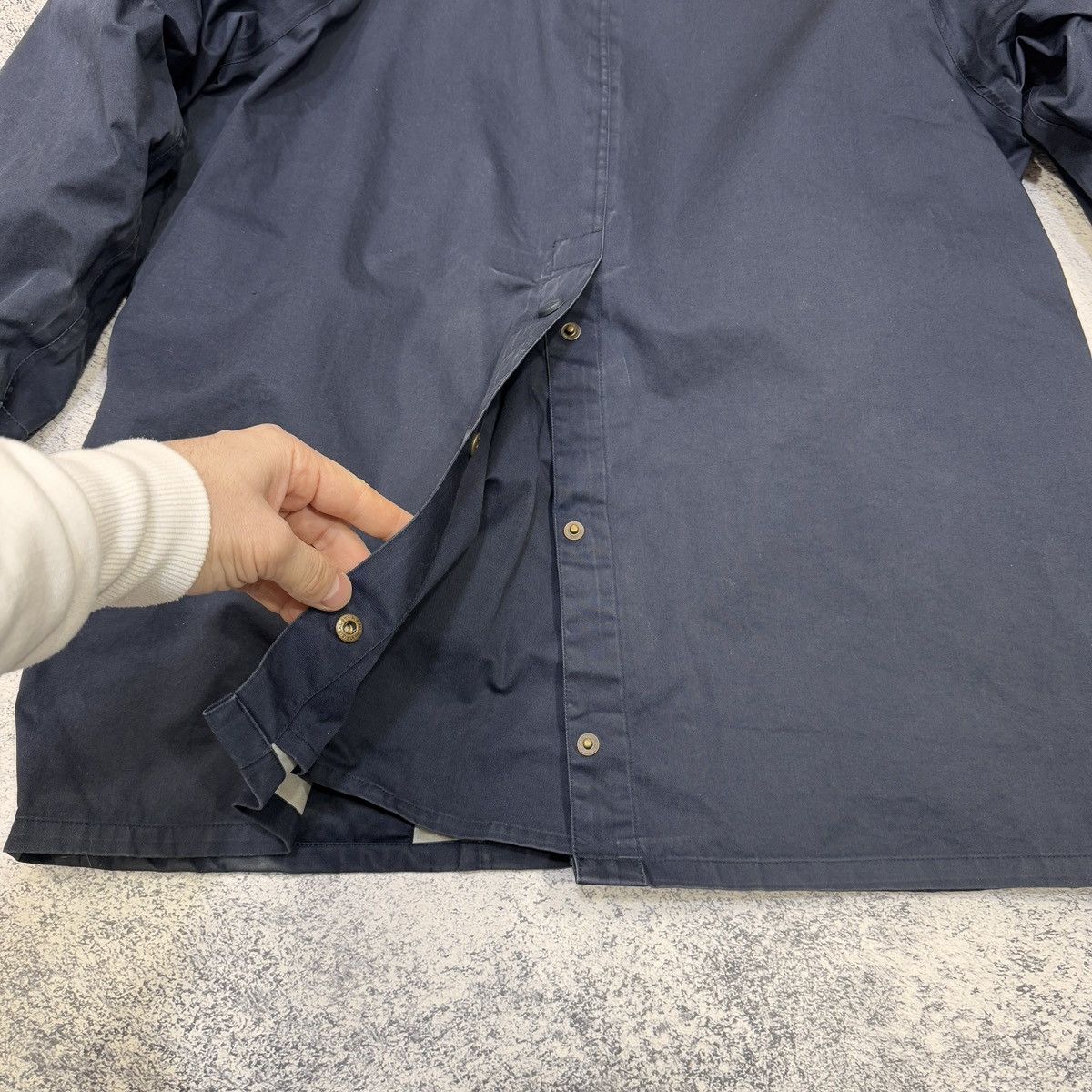 Barbour Barbour Short Riding Mac T154 Navy L size Size US L / EU 52-54 / 3 - 19 Thumbnail