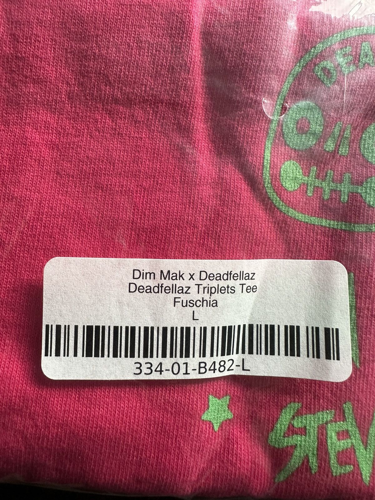 Other Dim Mak x Deadfellaz Deadfellaz Triplets Tee Fuschia Size US L / EU 52-54 / 3 - 3 Thumbnail