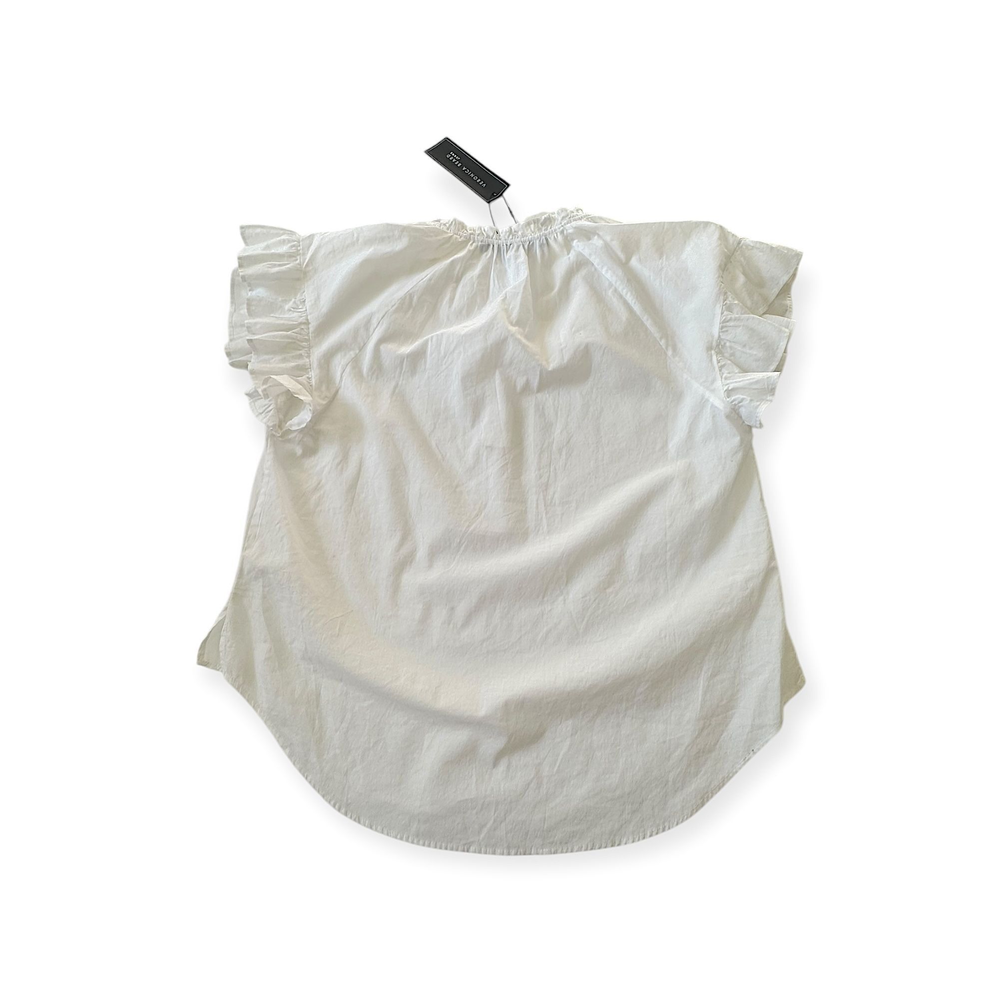 Veronica Beard Veronica Beard White Milly Shirt, Size M, New with tag Size M / US 6-8 / IT 42-44 - 6 Thumbnail