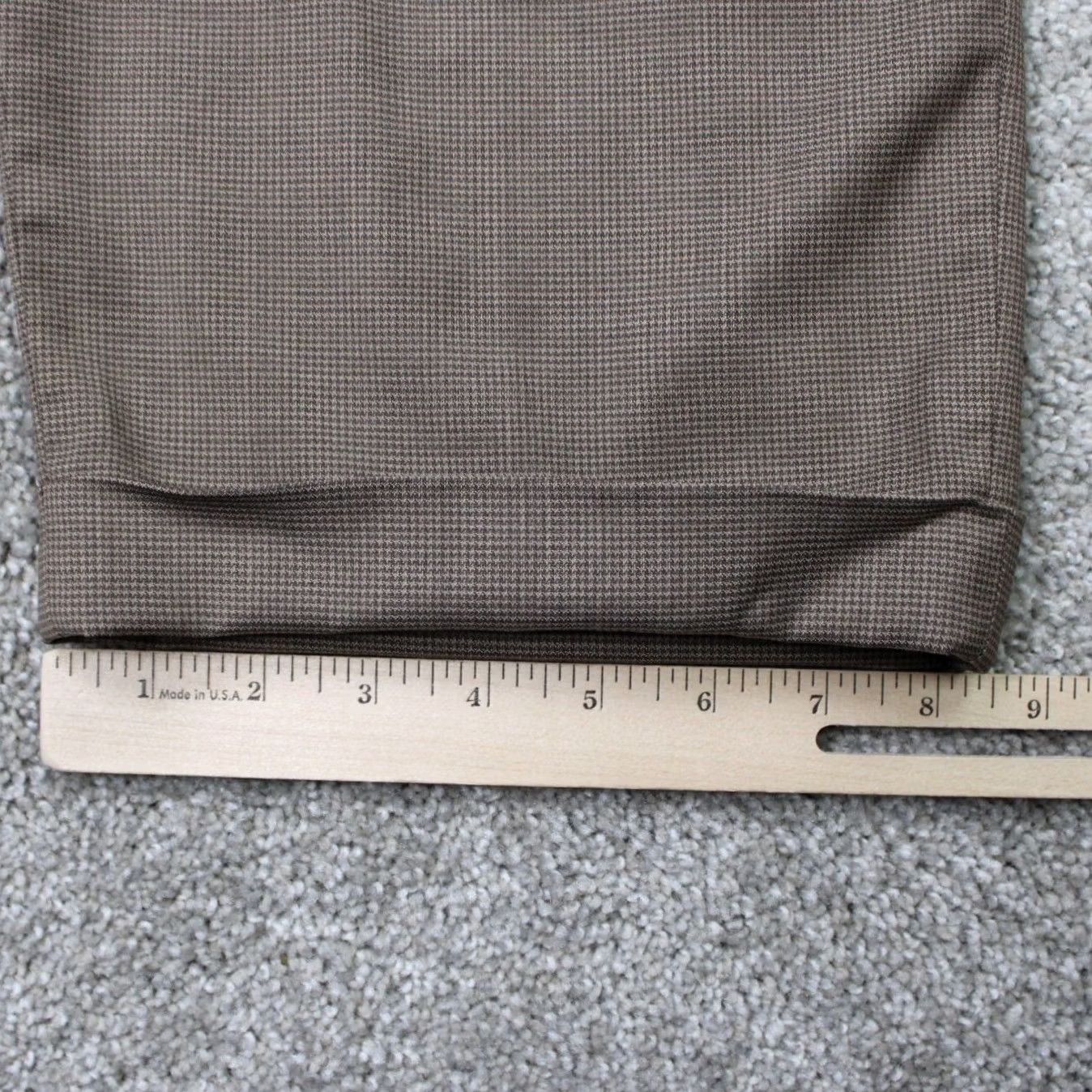 Canali Canali Dress Pants Mens 36x28 Brown Checkered Pleated 100% Wool Lined Dress Pants Regular Mens Brown Checkered 36x28 Wool Rayon Lined Vintage? Size US 36 / EU 52 - 5 Thumbnail