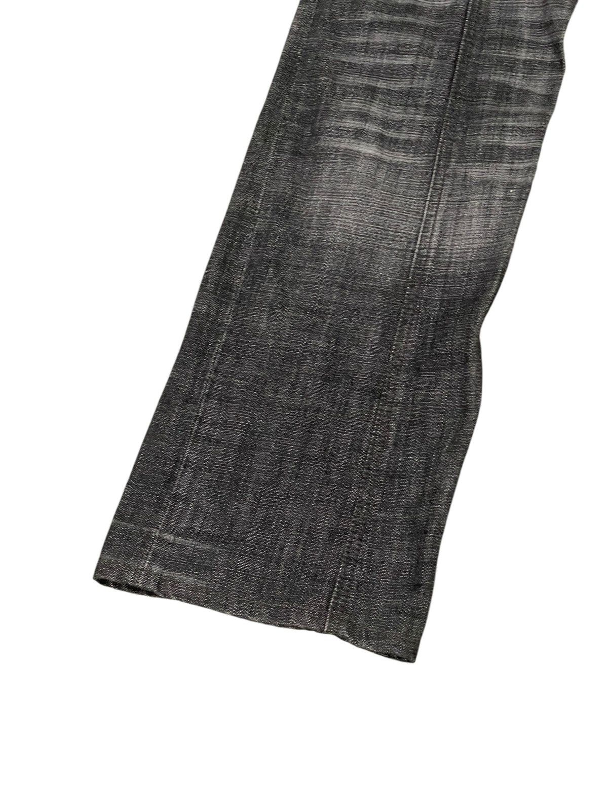 Japanese Brand Flare Jeans Nicole Club Faded Distress Boot Cut 8🟦8 Size US 33 - 14 Thumbnail