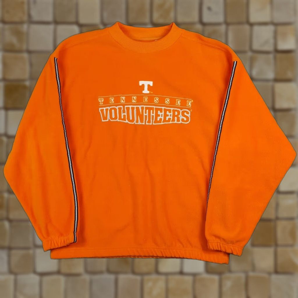 Vintage VINTAGE Y2K Tennessee Volunteers Orange Fleece Men's Large Pullover Crewneck Sweatshirt Size US L / EU 52-54 / 3 - 1 Thumbnail