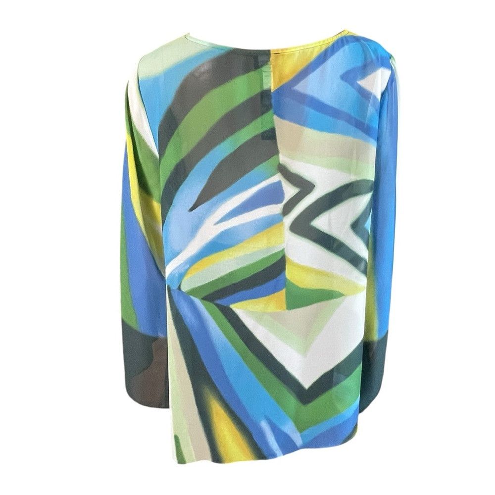 Chicos Chico's Travelers Chiffon Tunic Size 1 US M Size M / US 6-8 / IT 42-44 - 5 Thumbnail