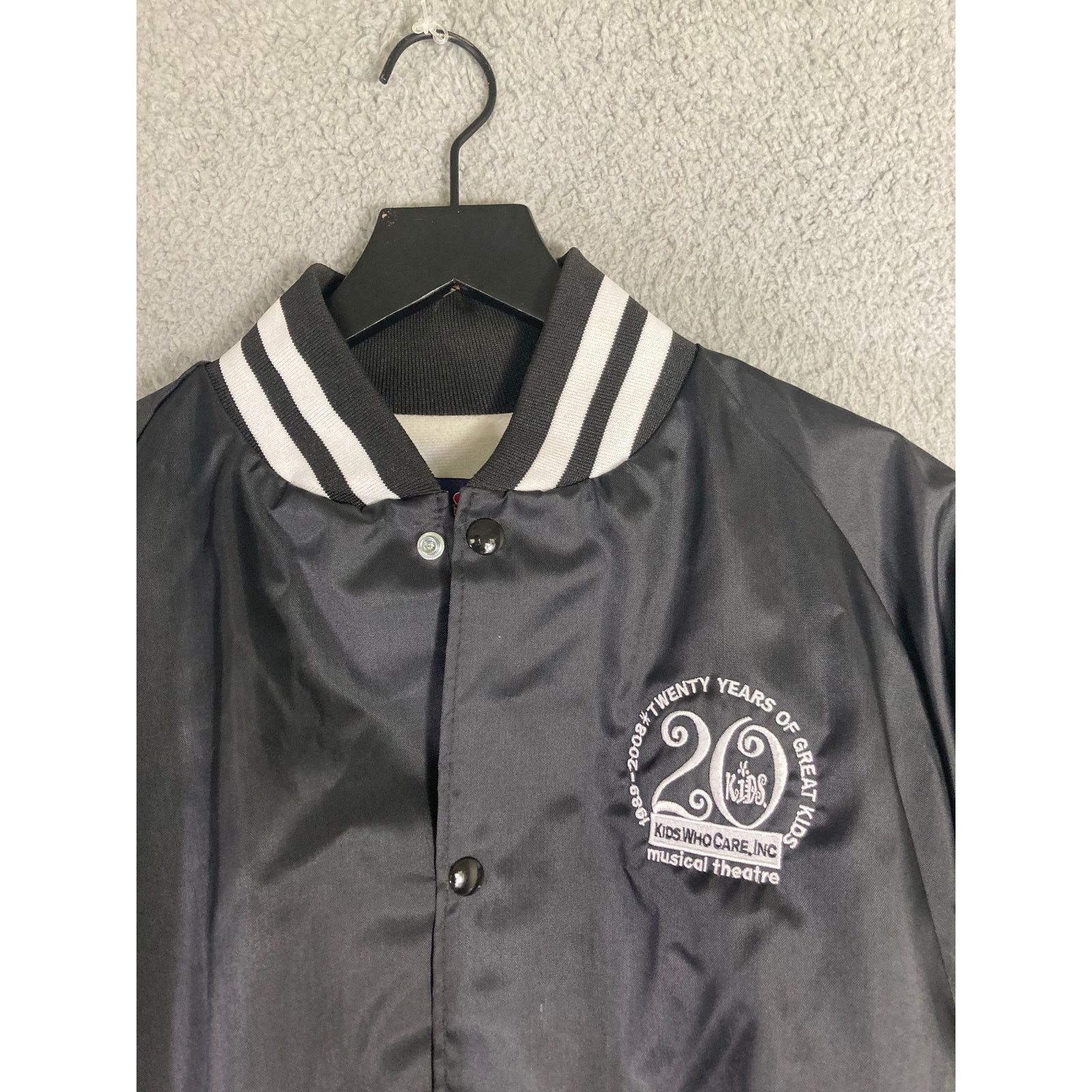 Vintage Vintage Kids Who Care Musical Theatre Jacket Black Size L Size US L / EU 52-54 / 3 - 6 Thumbnail