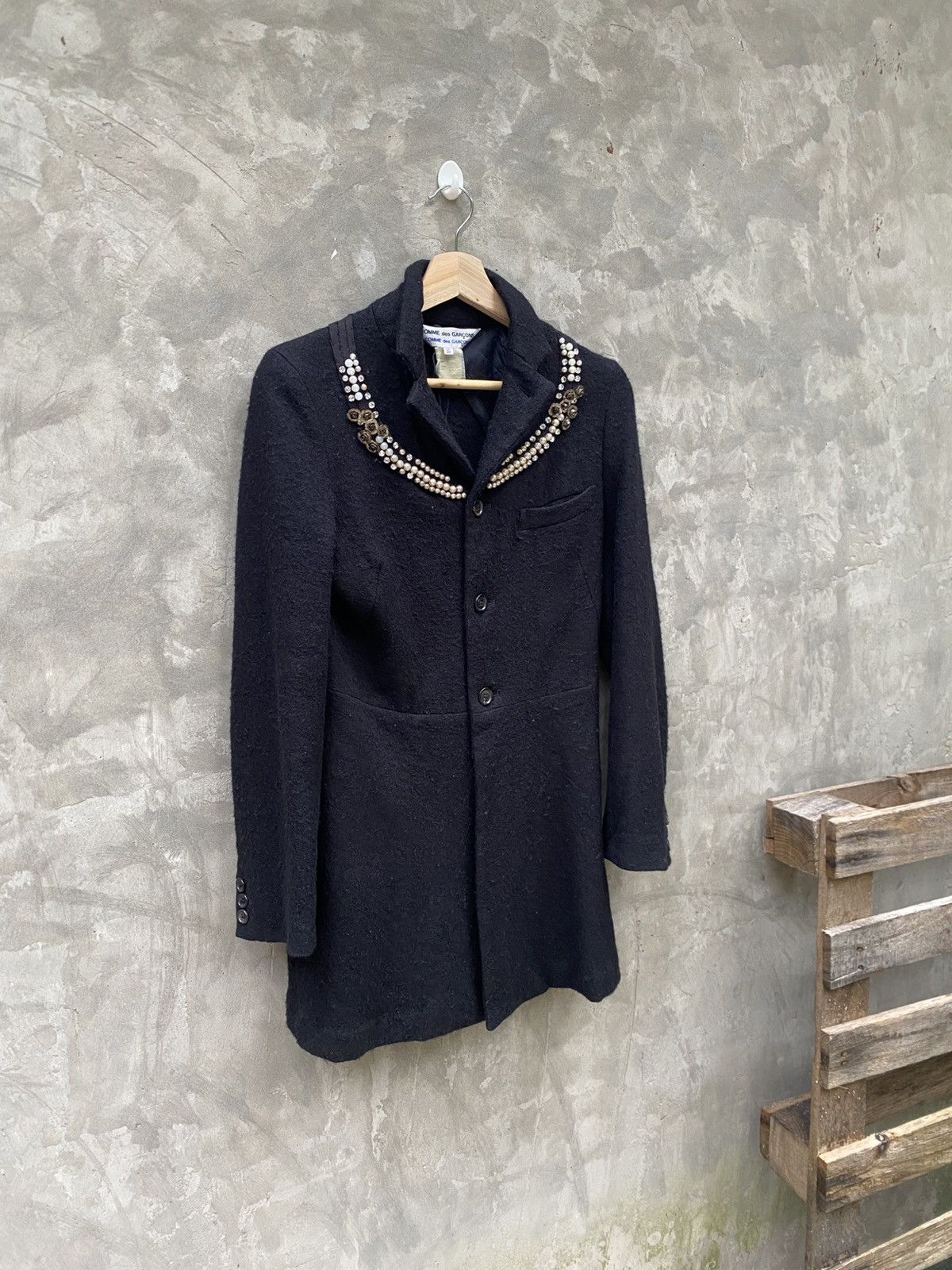 Comme des Garcons Comme Des Garcons W8J001 Wool Jacket Size S / US 4 / IT 40 - 7 Thumbnail