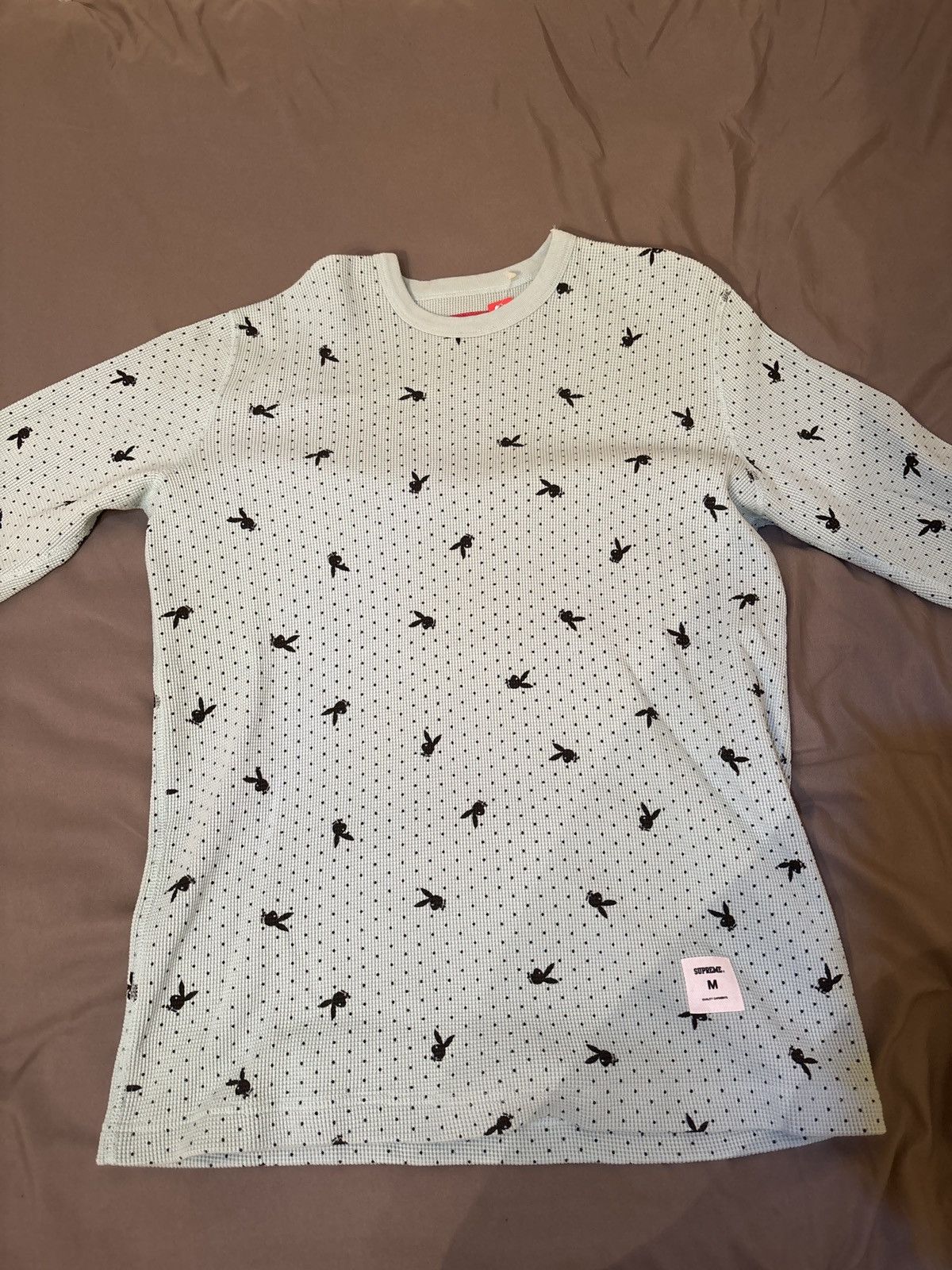 Playboy × Supreme Supreme Playboy Waffle Thermal Mint Size M Size US M / EU 48-50 / 2 - 1 Thumbnail