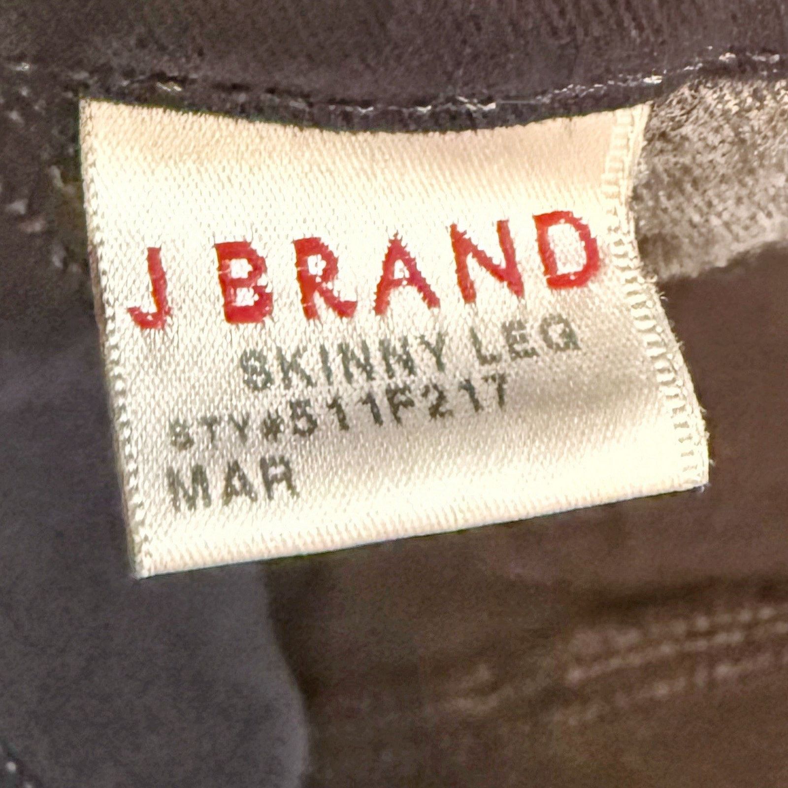 J Brand J Brand Corduroy Skinny Jeans Pants Womens Size 27 Dark Blue Size 27" / US 4 / IT 40 - 3 Thumbnail