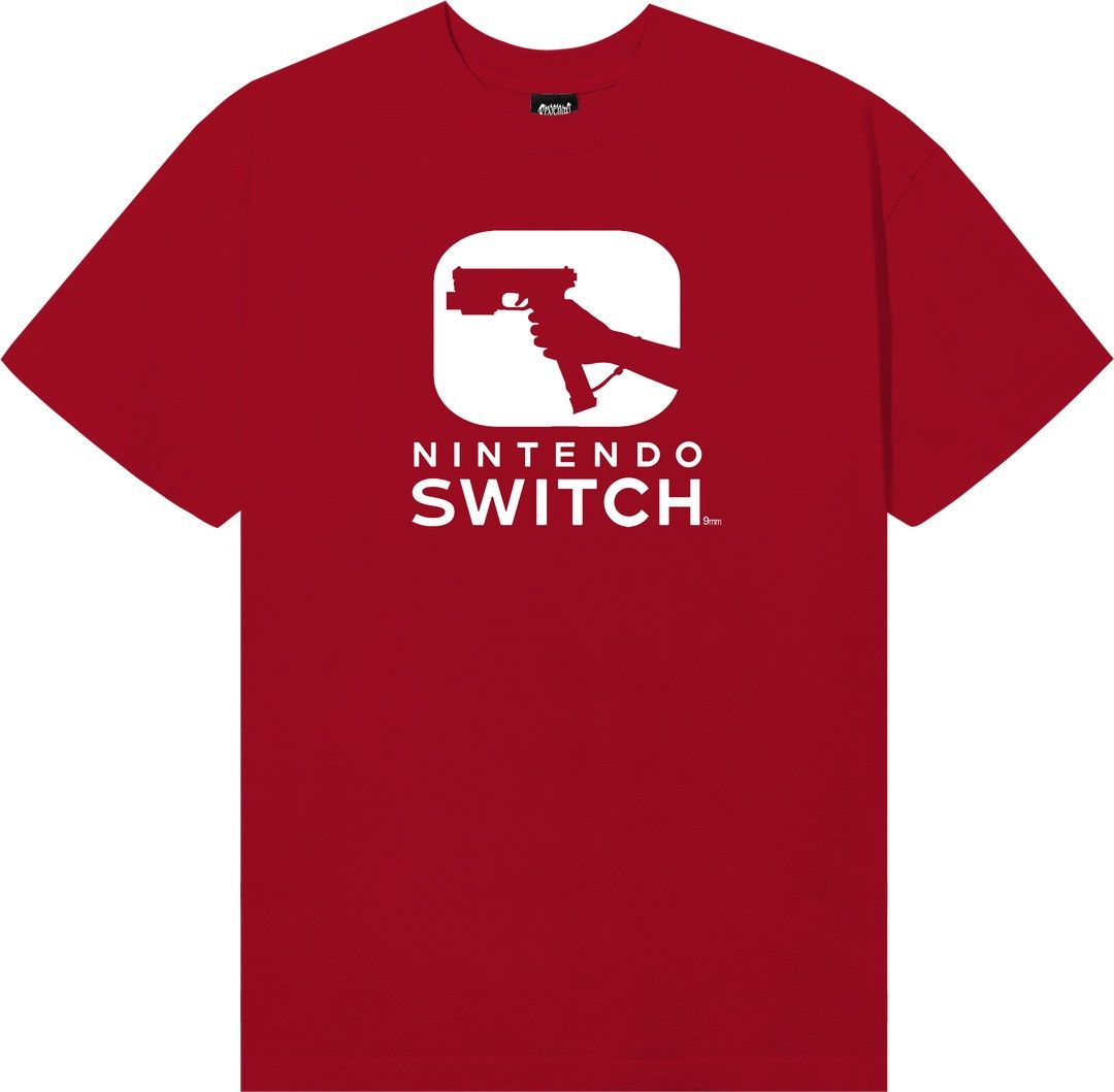 Revenge Nintendo switch 2 tee | Spencer’s GLOCK novelty sleaze Size US L / EU 52-54 / 3 - 10 Thumbnail