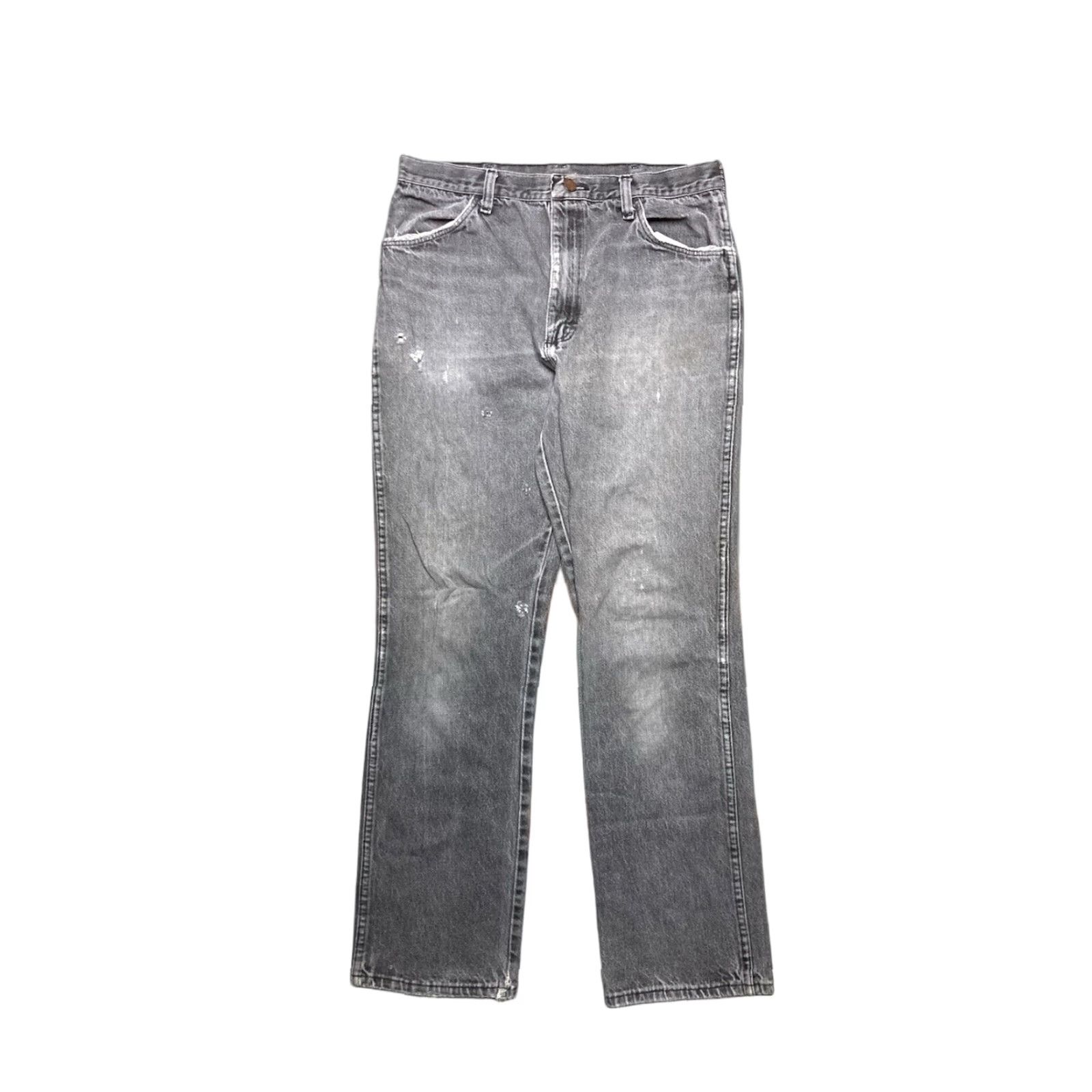 Vintage VINTAGE Rustler Jeans Distressed Grunge Straight Leg Black 32x31 Men Size US 32 / EU 48 - 1 Thumbnail