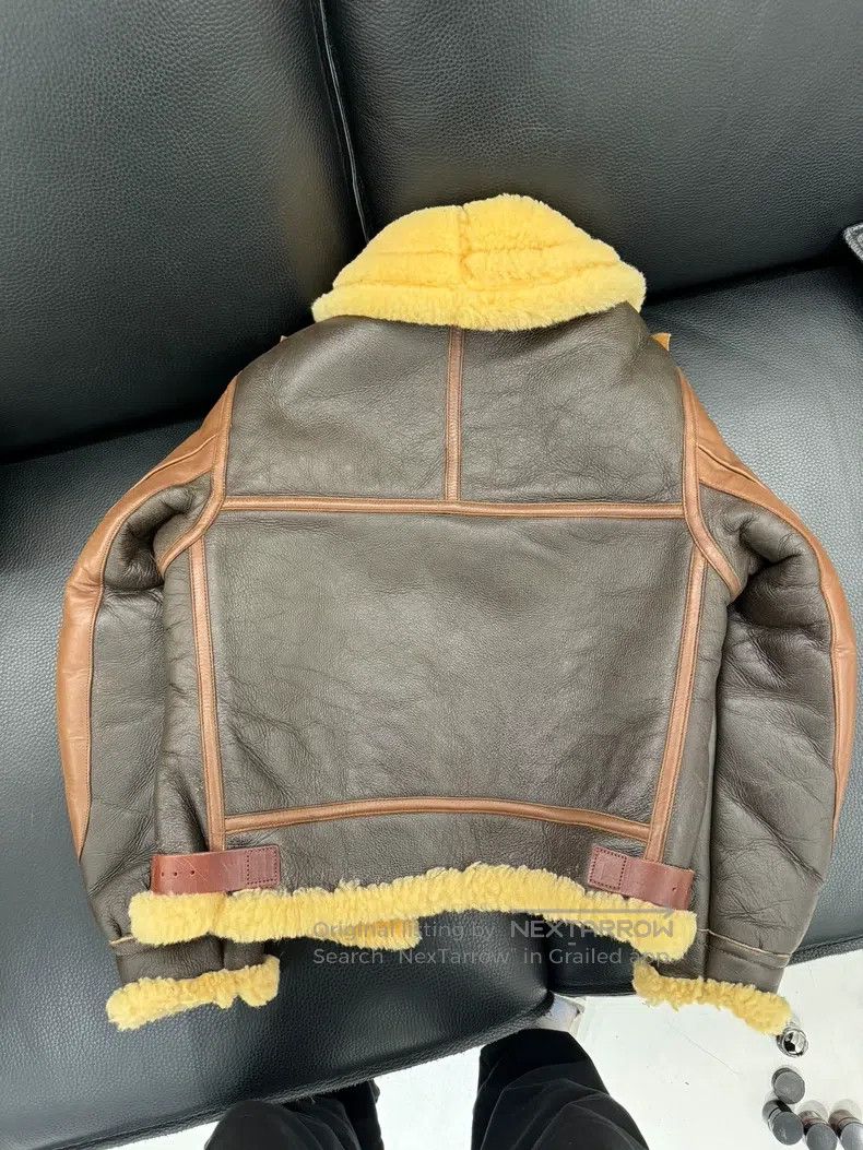 The Real McCoy's The Real McCoys Fur Integrated B3 Bomber Jacket Cargo Leat Size US S / EU 44-46 / 1 - 2 Thumbnail