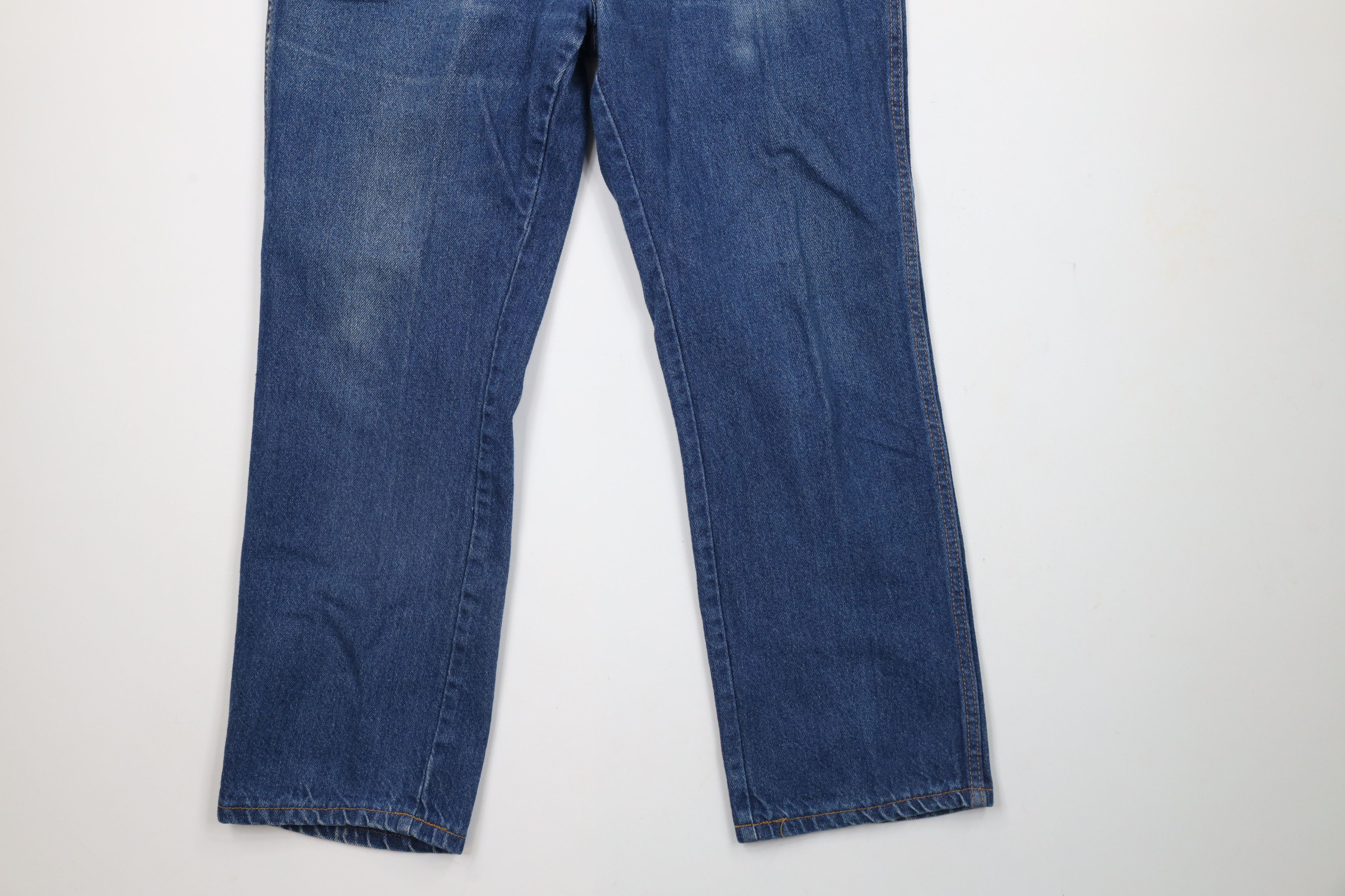 Dickies × Vintage Vintage 90s Dickies Spell Out Denim Jeans Blue Cotton Size US 32 / EU 48 - 4 Thumbnail